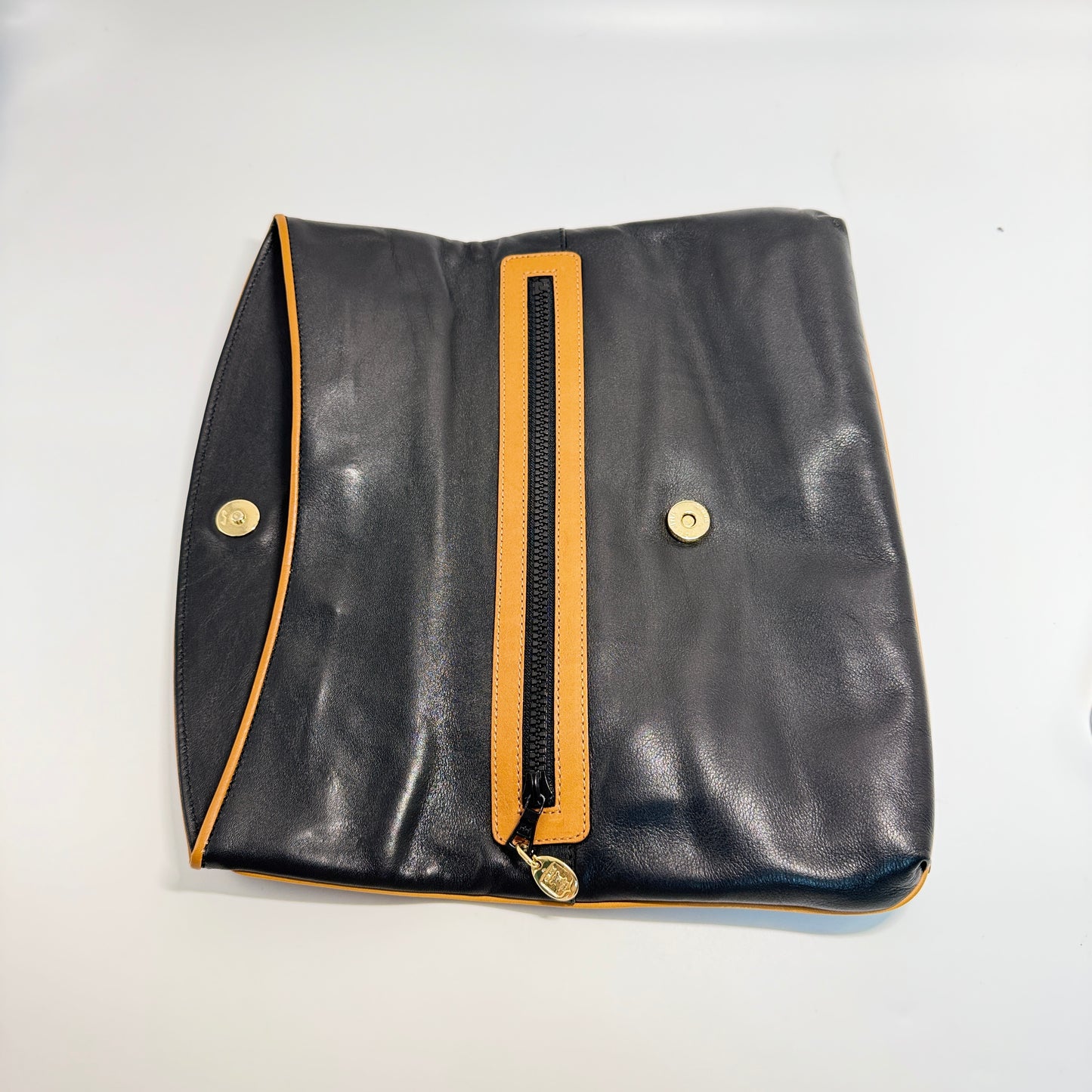 Triomphe Leather Clutch Handbag