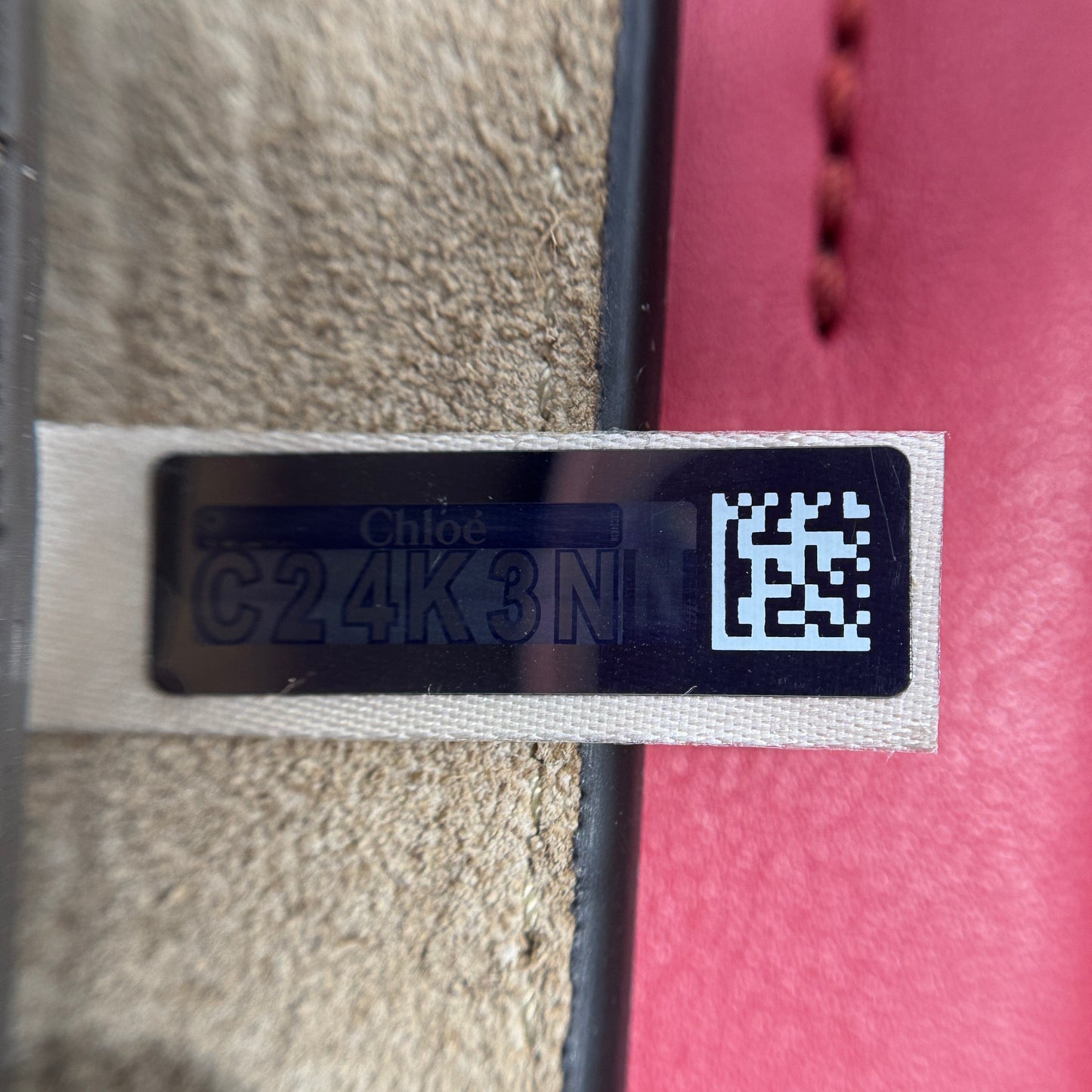 Suede Calfskin Mini Faye Bracelet Bag