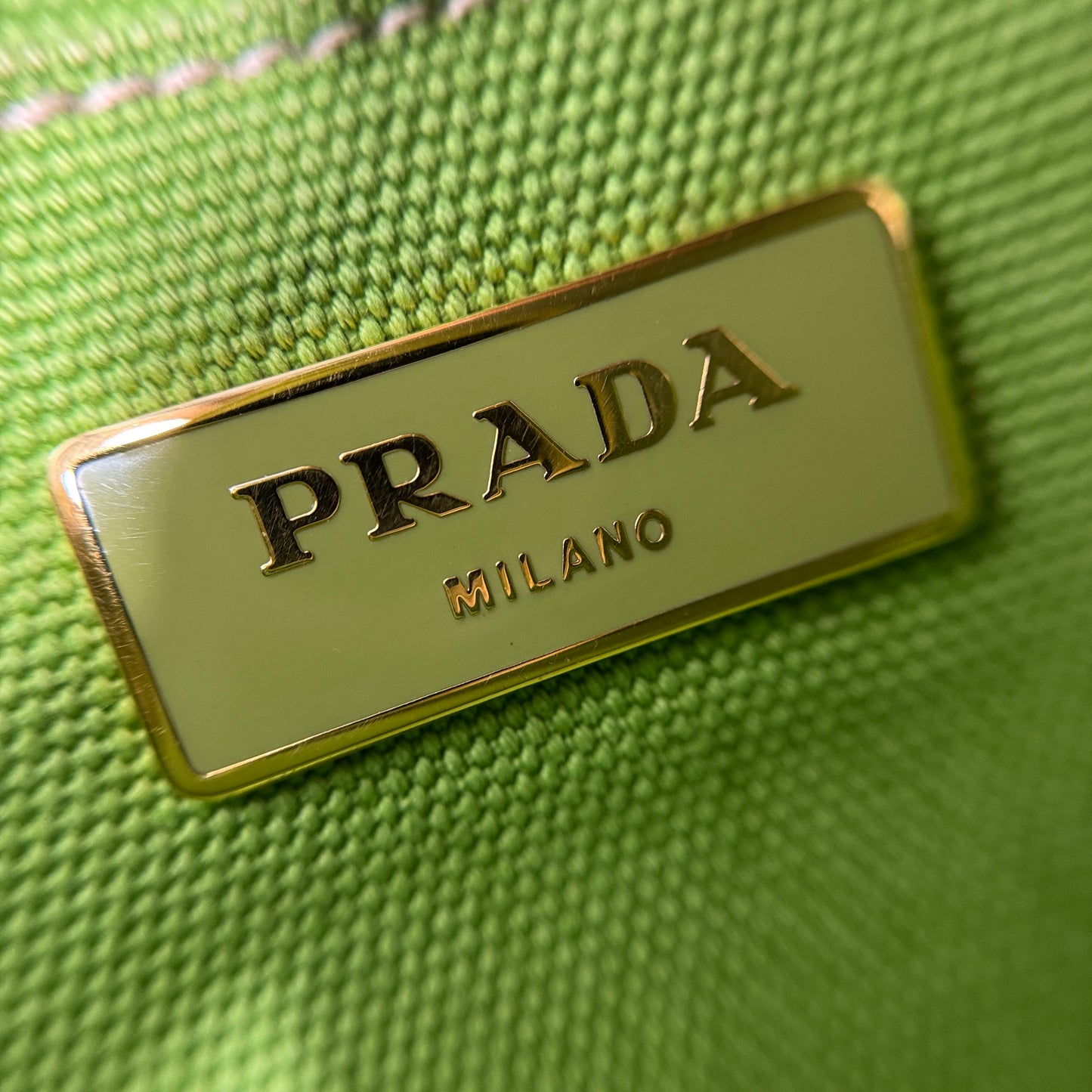 Floral Canvas Top Handle Bag Green