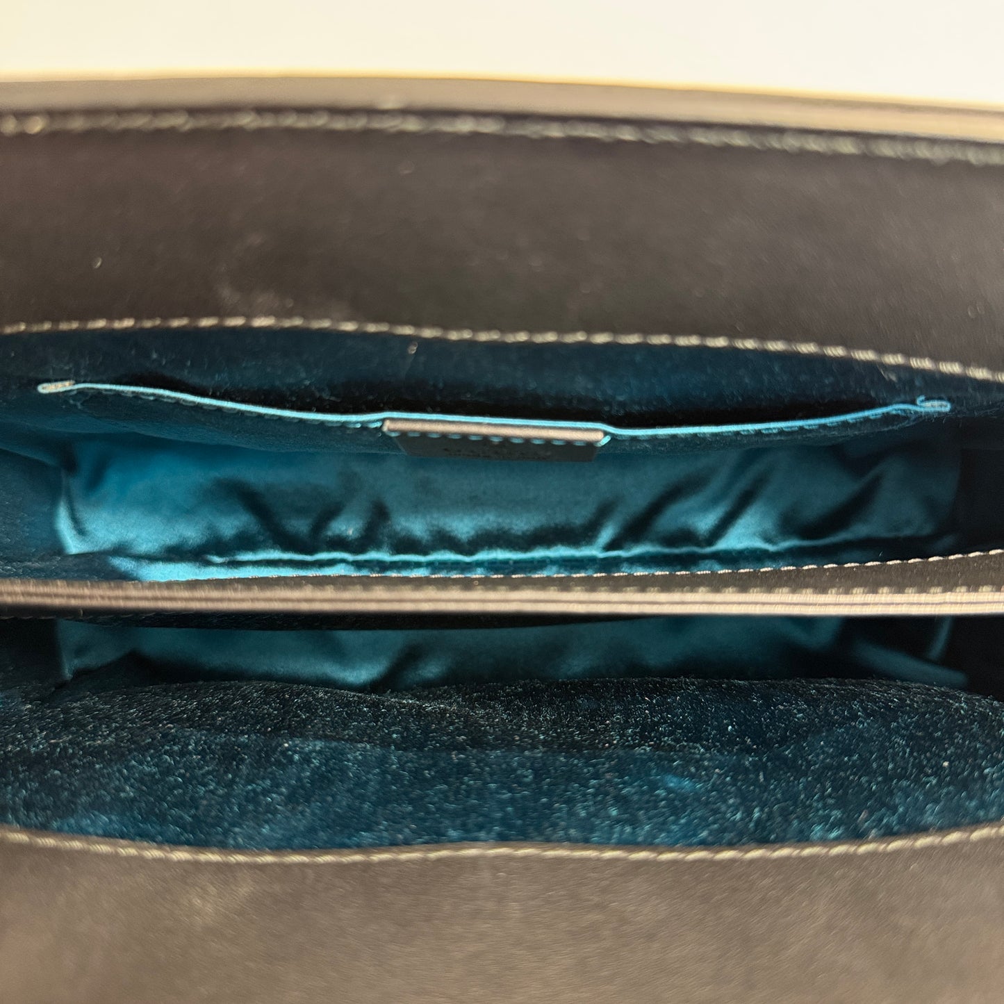 Ophidia Chain Shoulder Bag Suede Brown