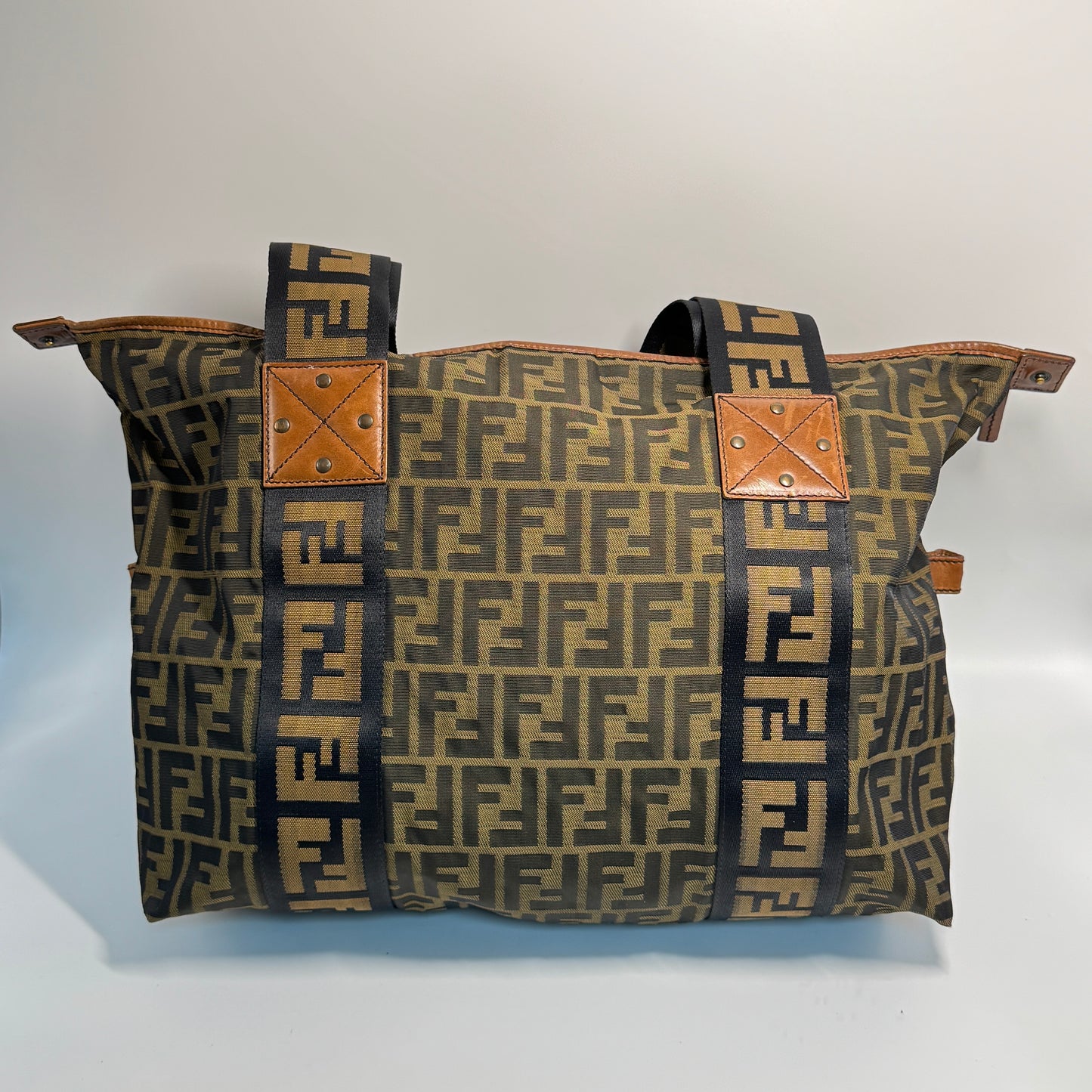 Zucca FF Top Handle Tote Bag