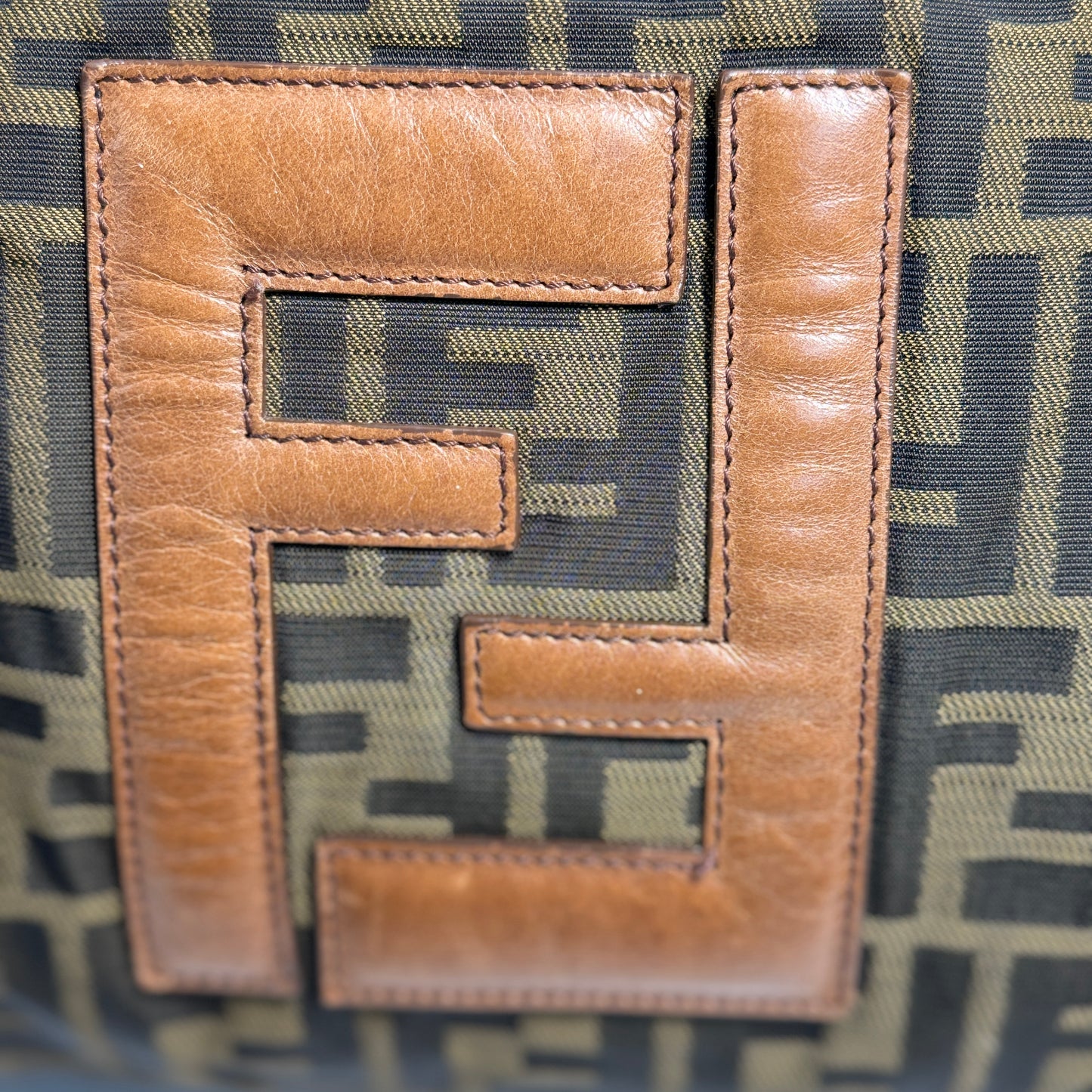 Zucca FF Top Handle Tote Bag