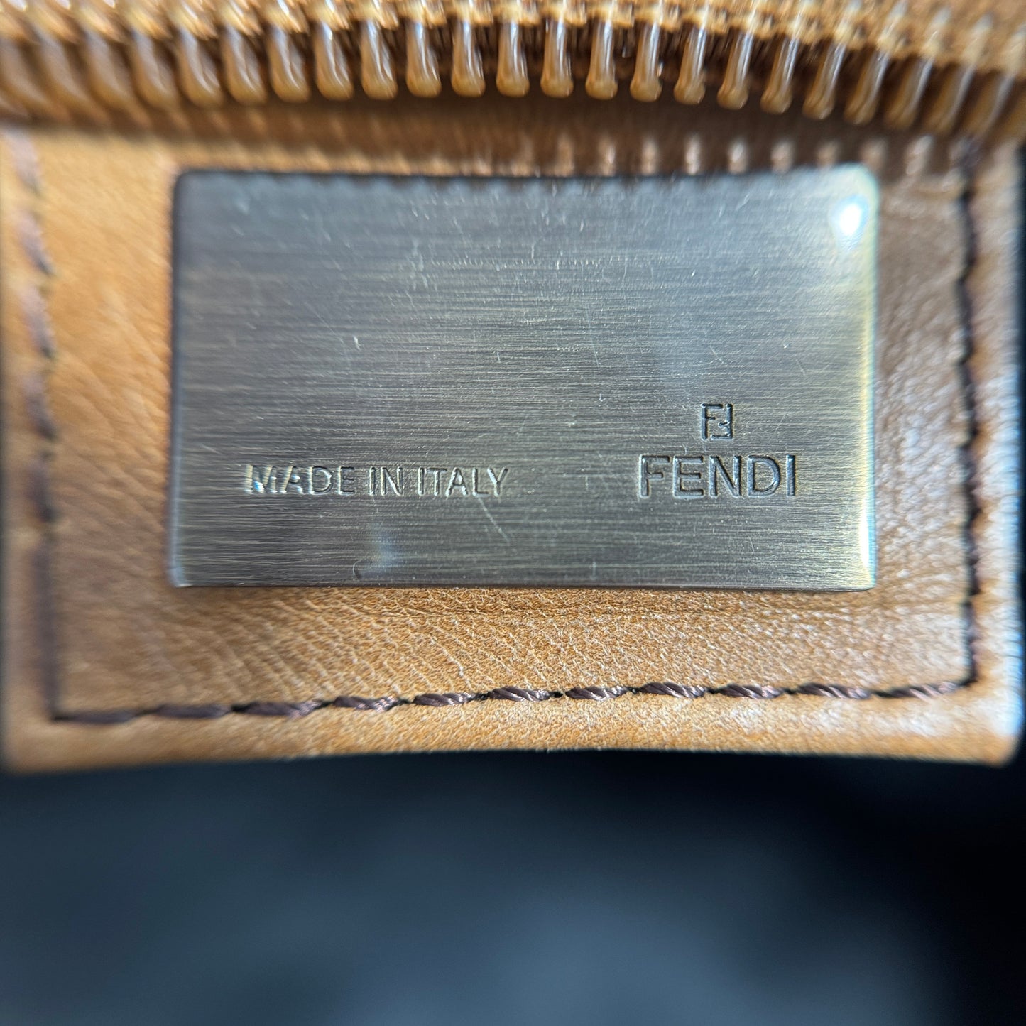 Zucca FF Top Handle Tote Bag