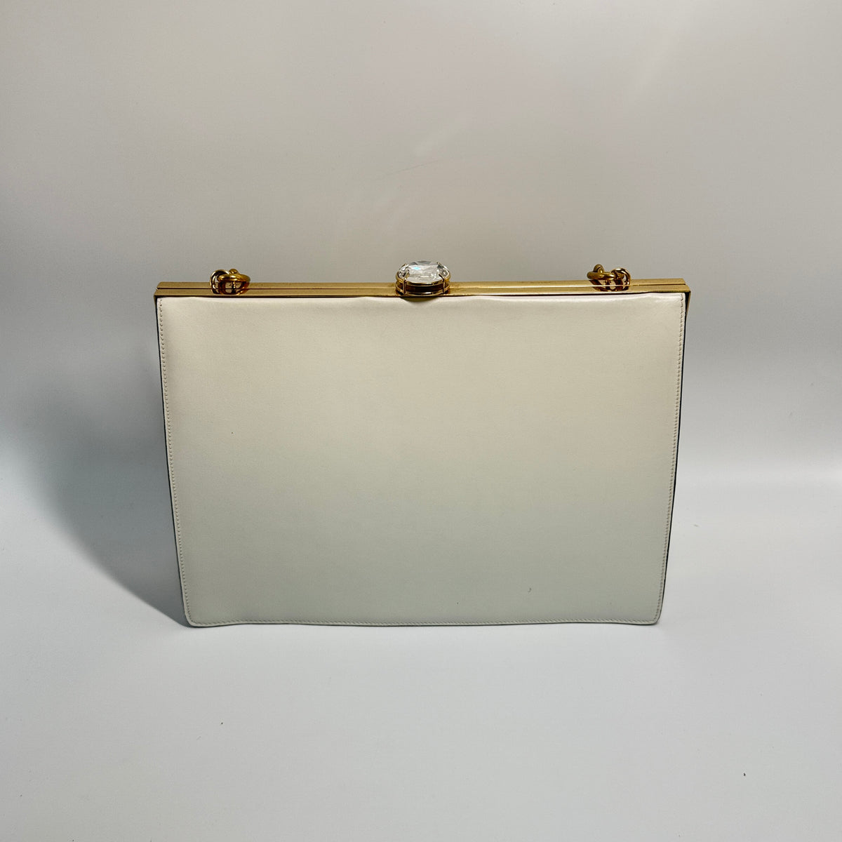 Jimmy Choo Calfskin Top Handle Bag Cream White — view 2 of 7 Calfskin Top Handle Bag Cream White, view 2 of 7