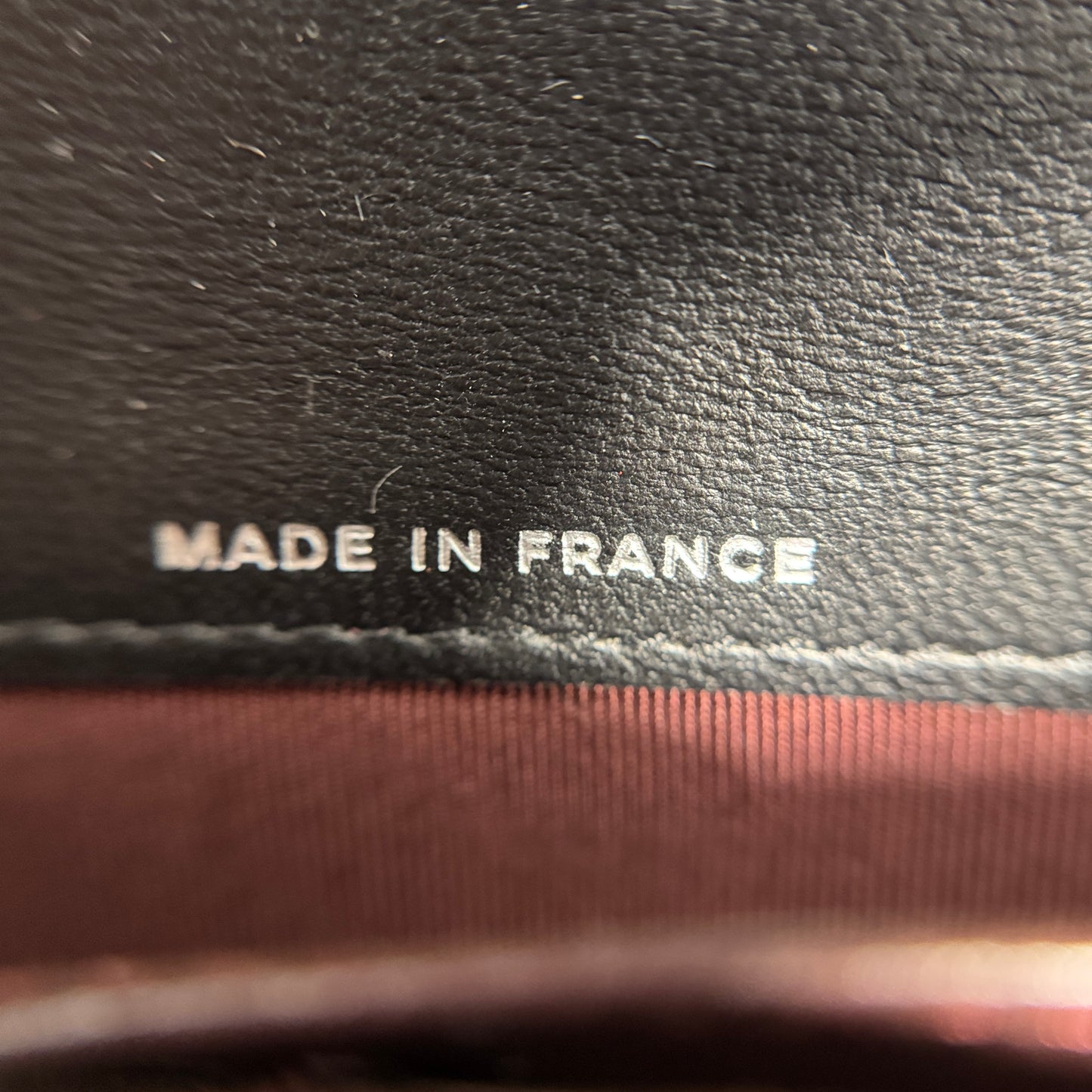 Lambskin Leather CC L-Gusset Flap Wallet