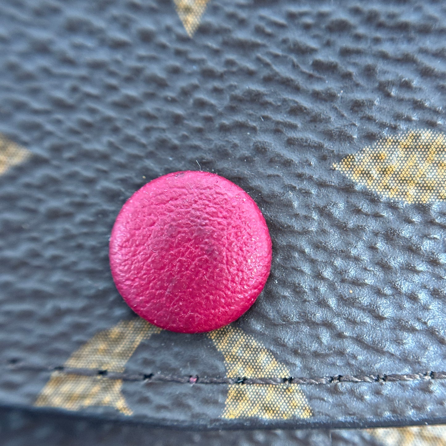 Monogram Rosalie Coin Purse Fuchsia