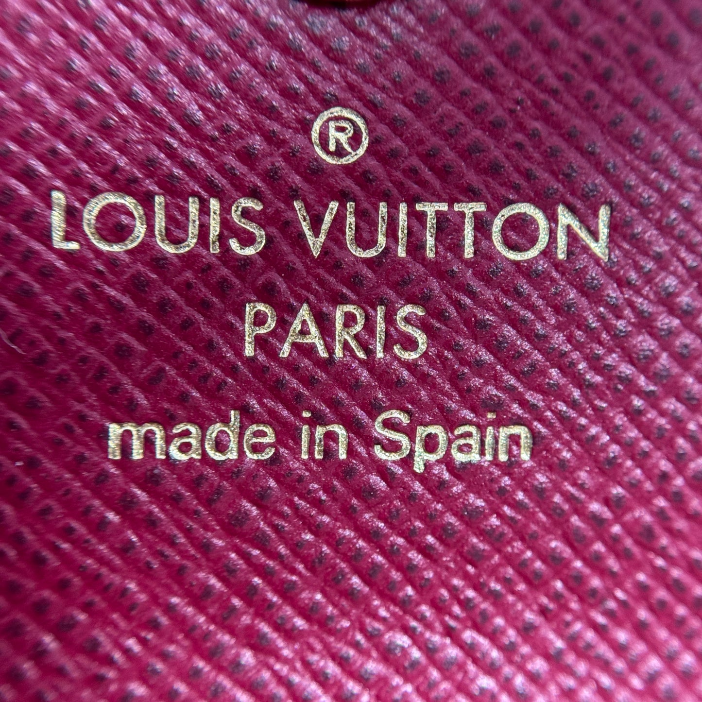 Monogram Rosalie Coin Purse Fuchsia