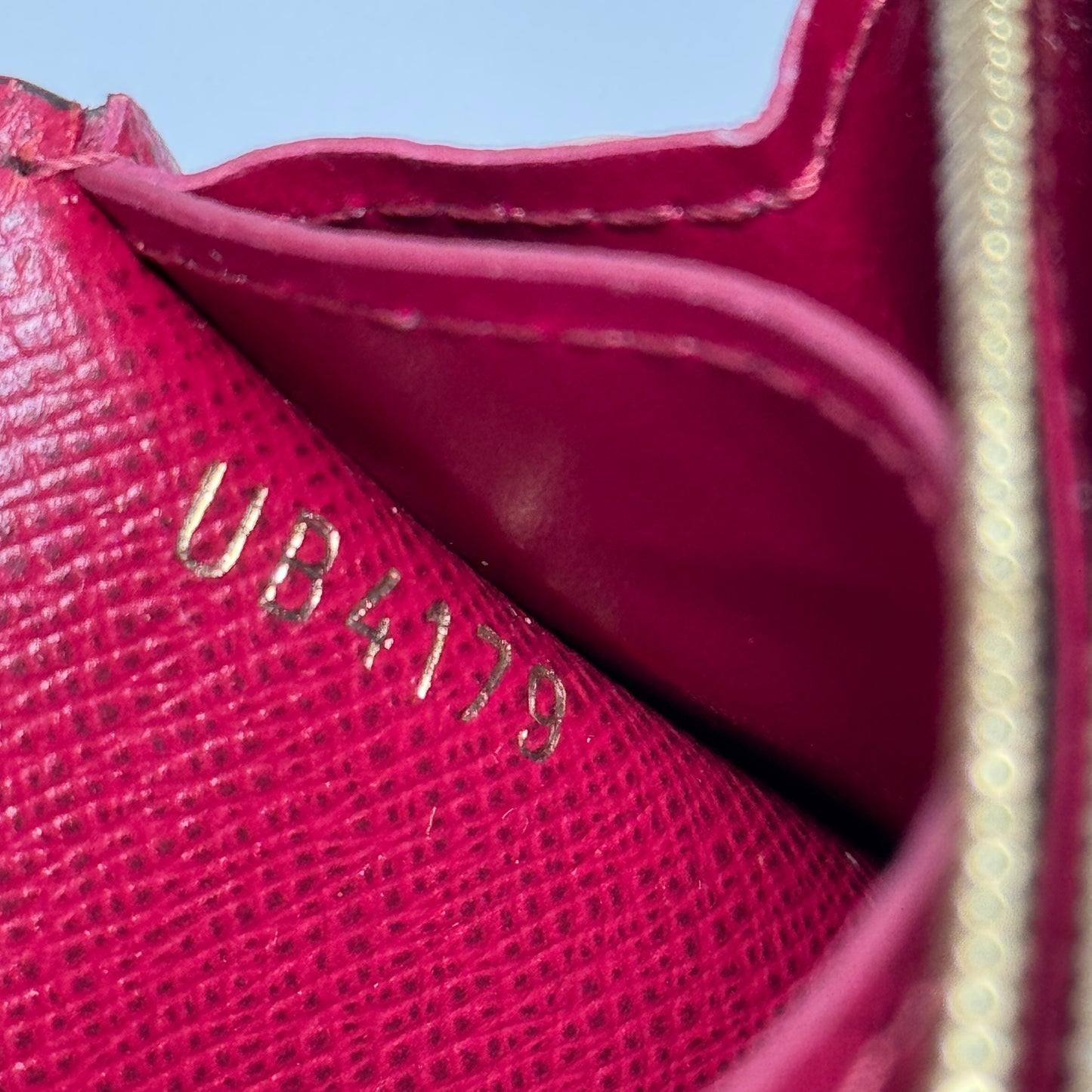 Monogram Rosalie Coin Purse Fuchsia