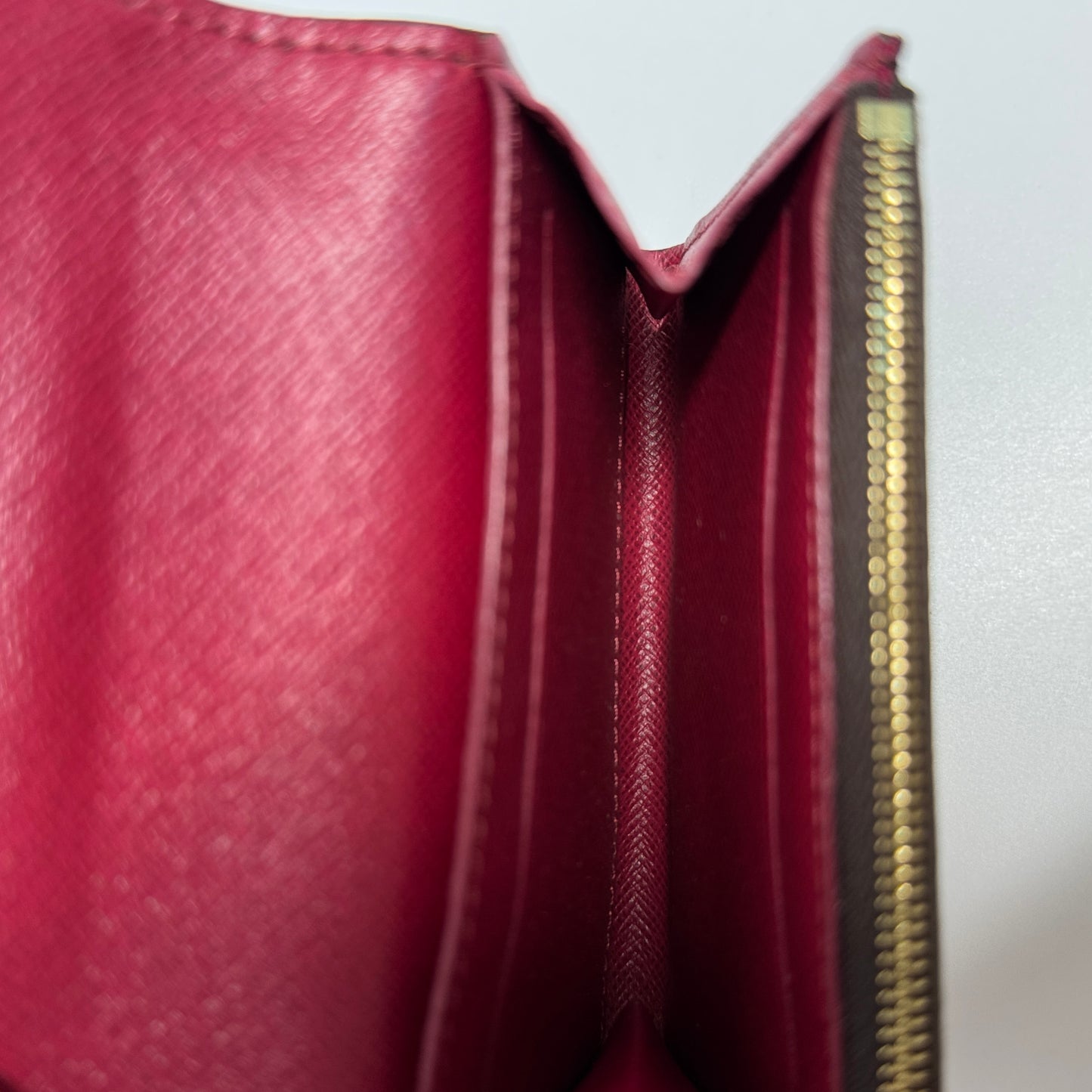 Monogram Rosalie Coin Purse Fuchsia