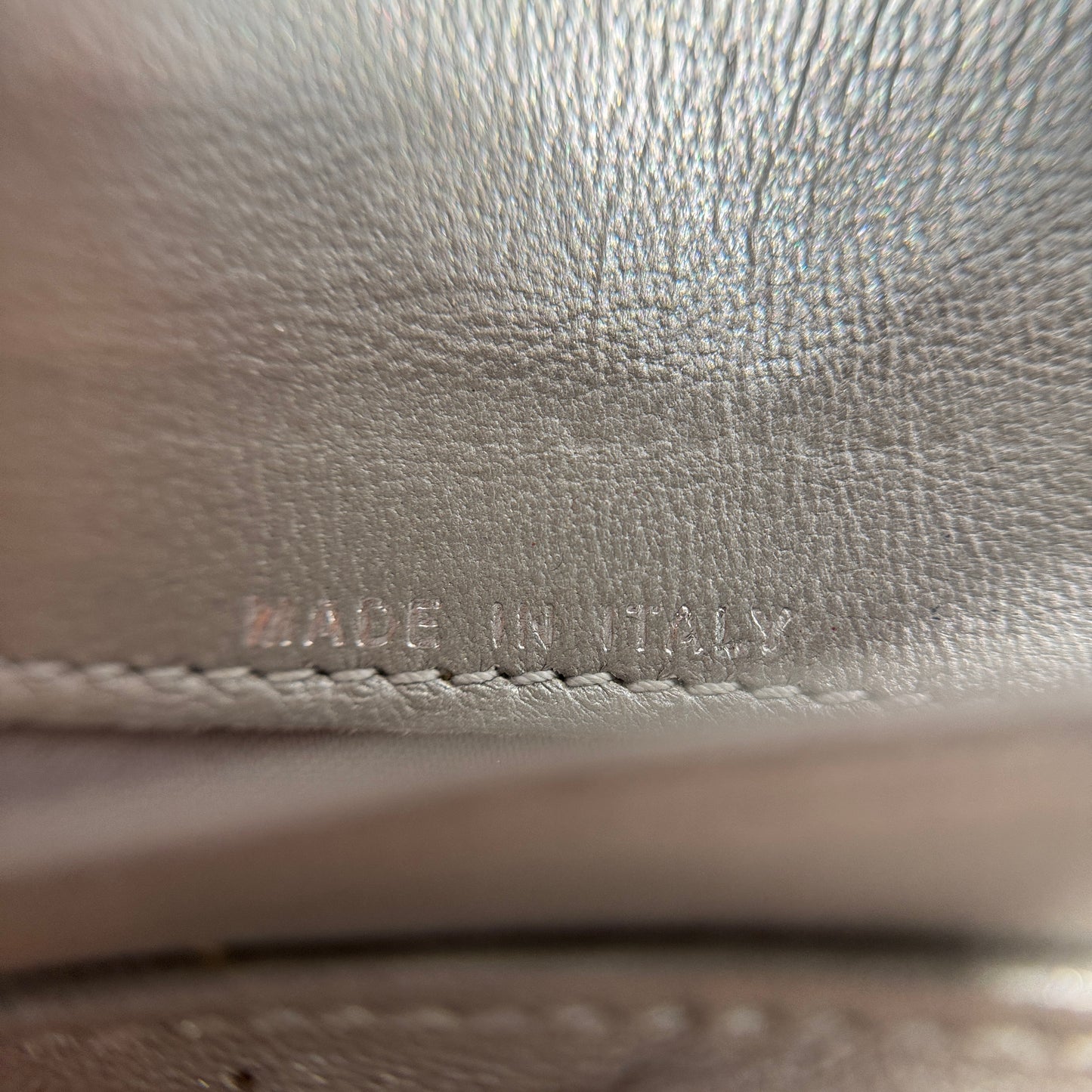 Lambskin Camellia Embossed Large Zip Around Wallet Black