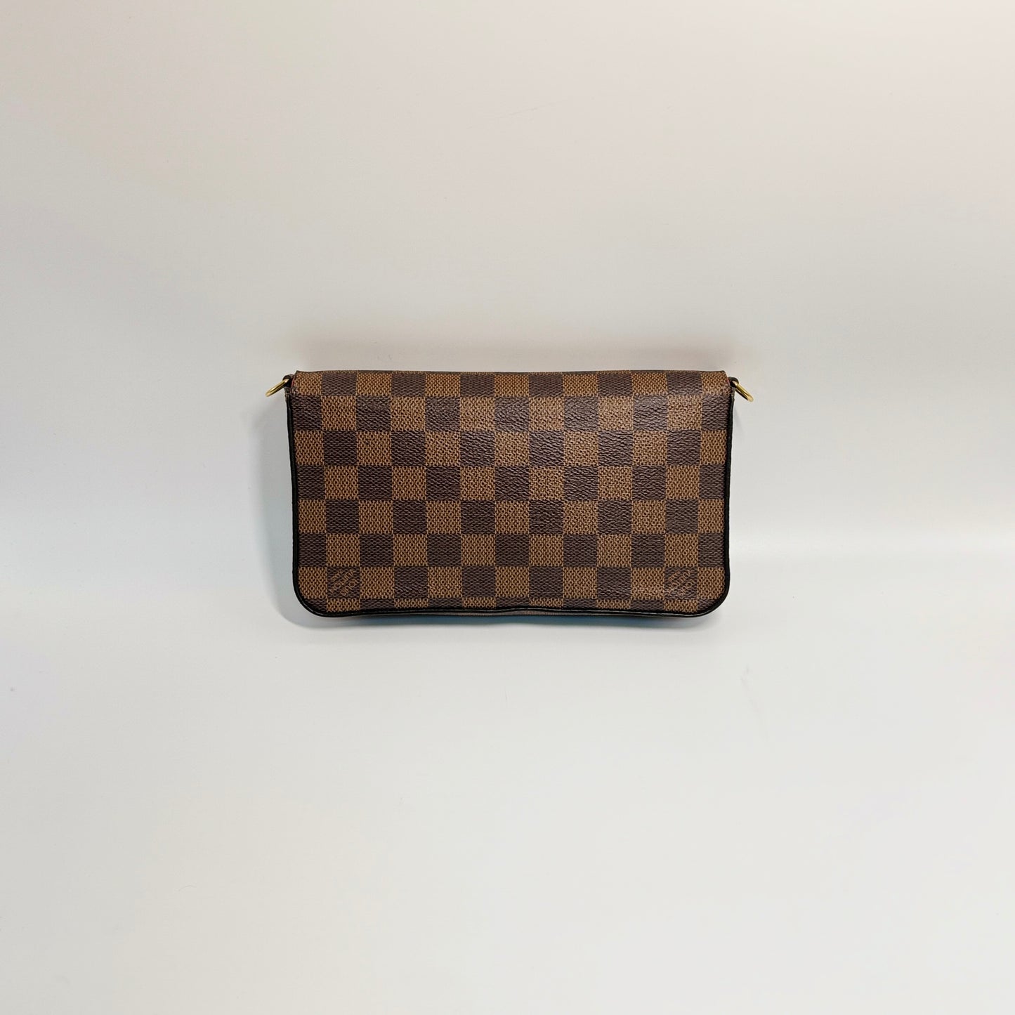 Damier Ebene Pochette Felicie Chain Wallet