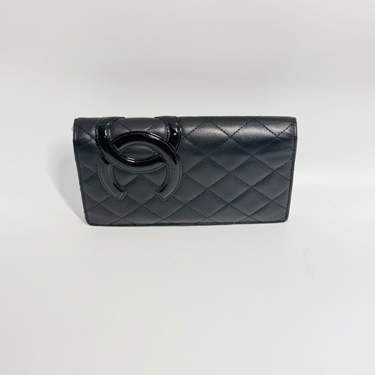 Cambon Biofold Wallet Quilted Lambskin Long