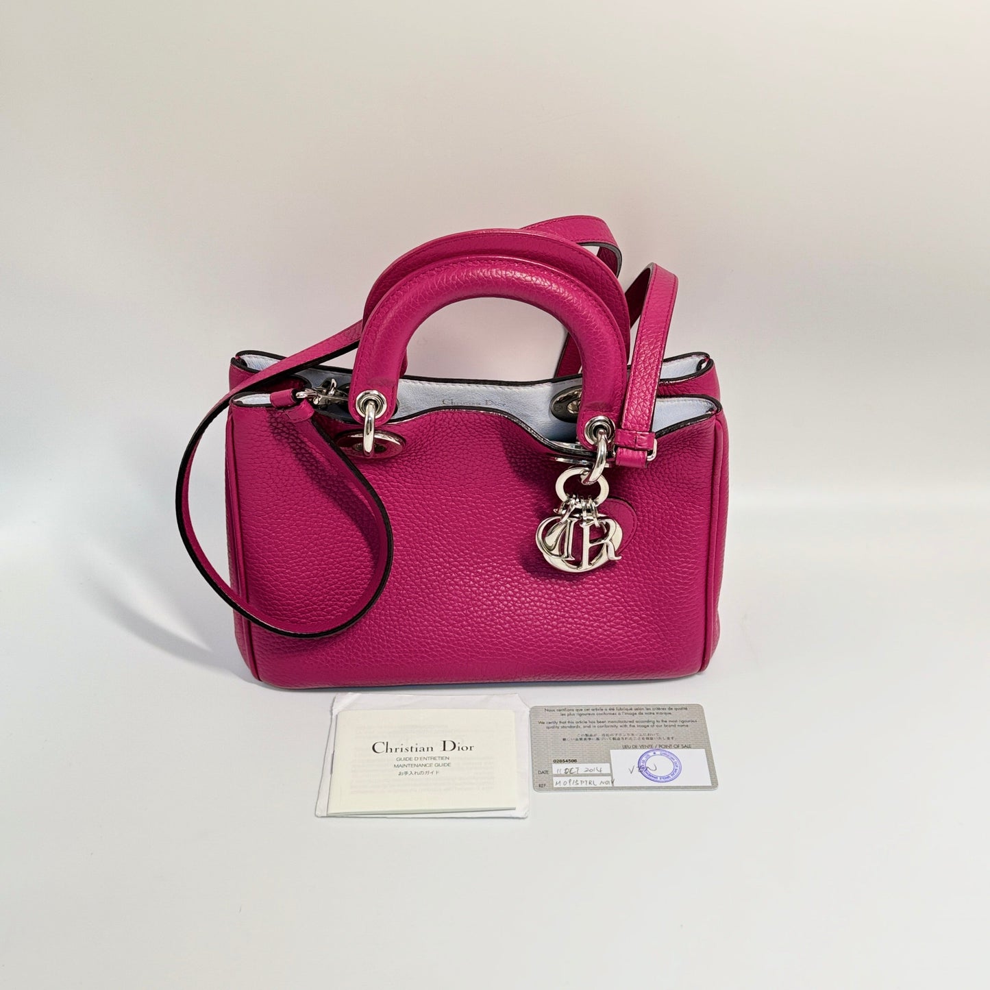 Dior Diorissimo leather tote (small)
