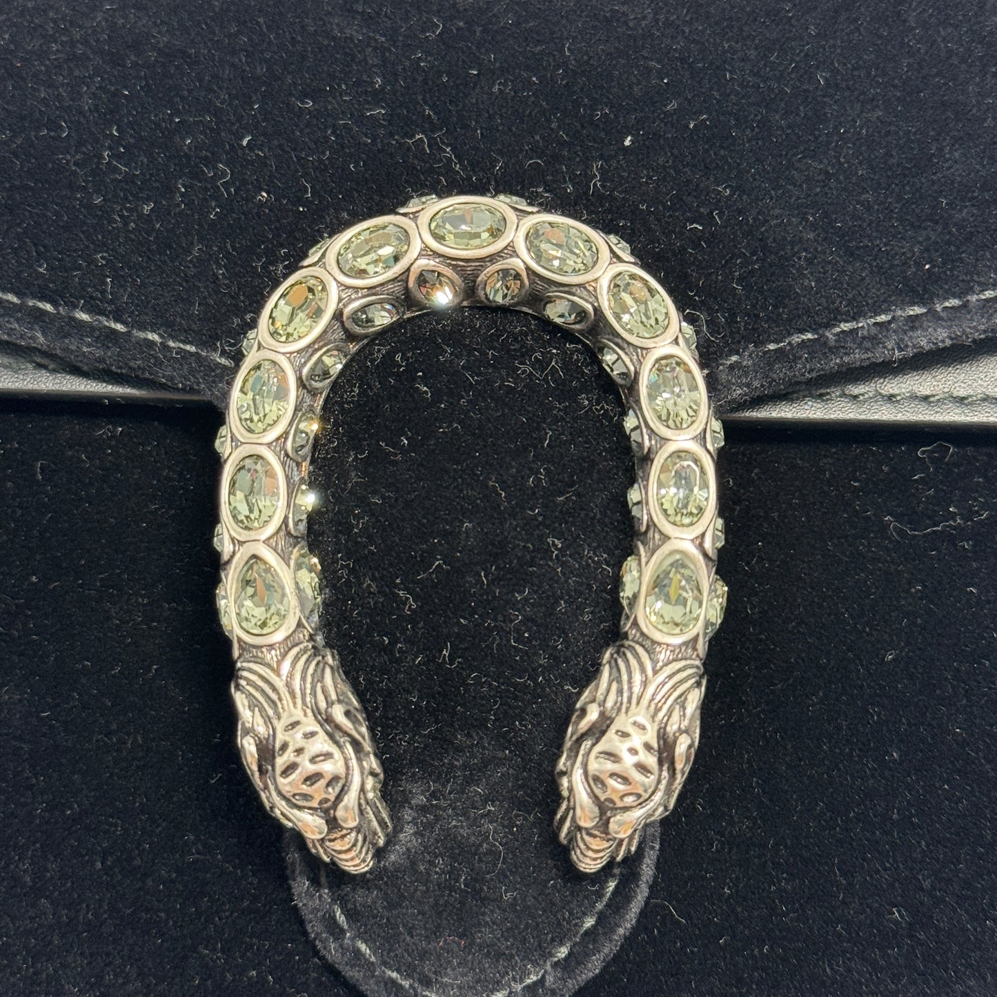 Dionysus Bag Velvet Super Mini Black