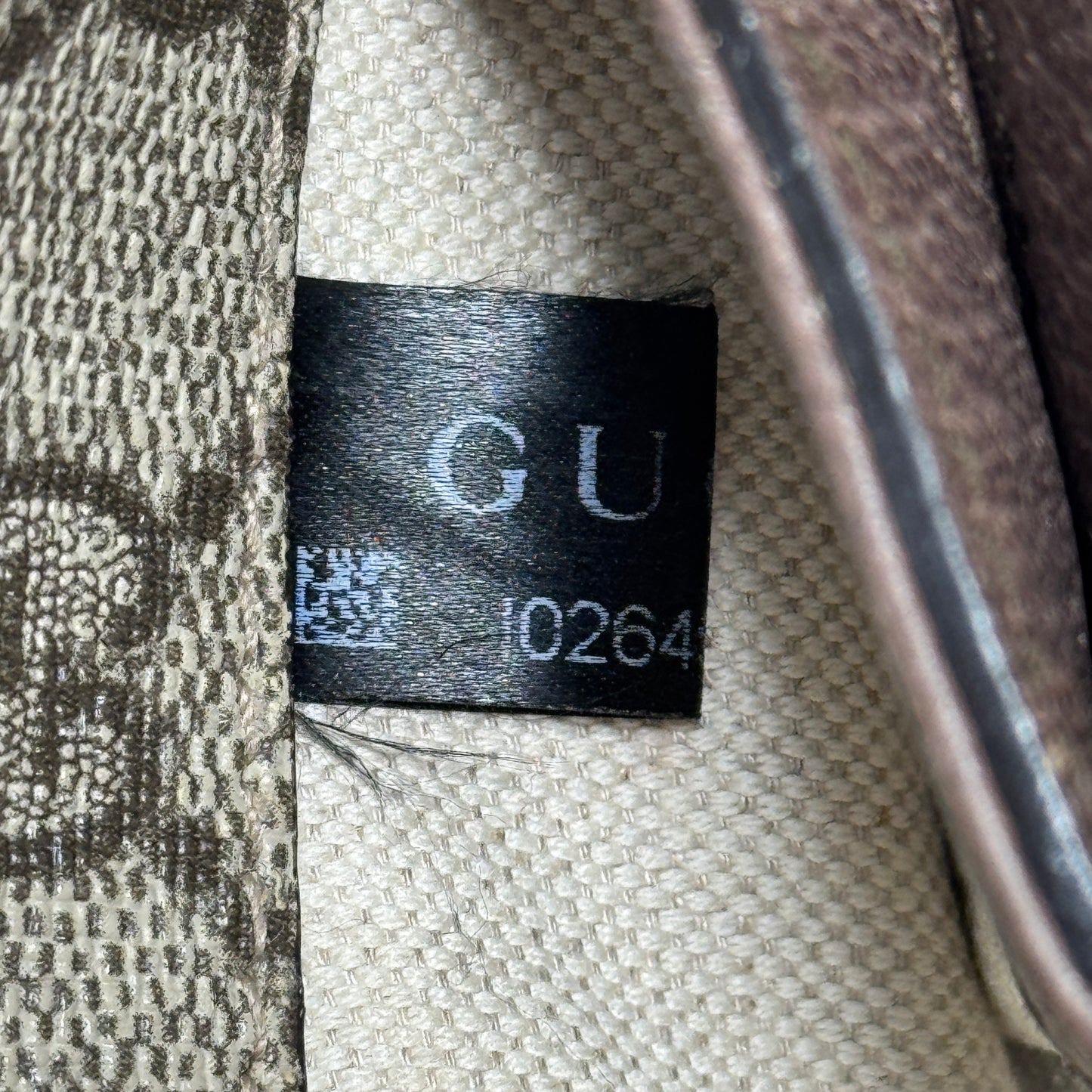 GG Supreme Monogram Web Small Neo Vintage Double Flap Messenger Bag Beige New Acero