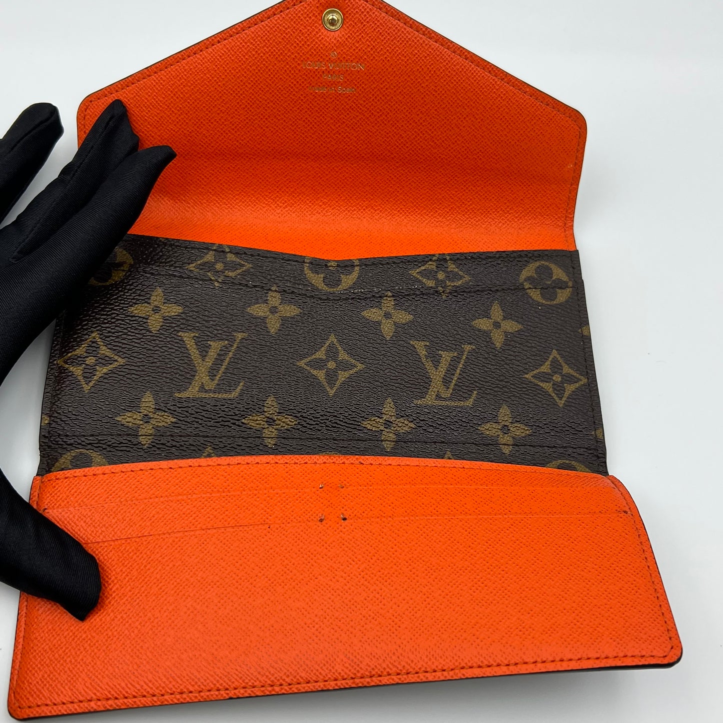 Monogram Josephine Wallet Orange