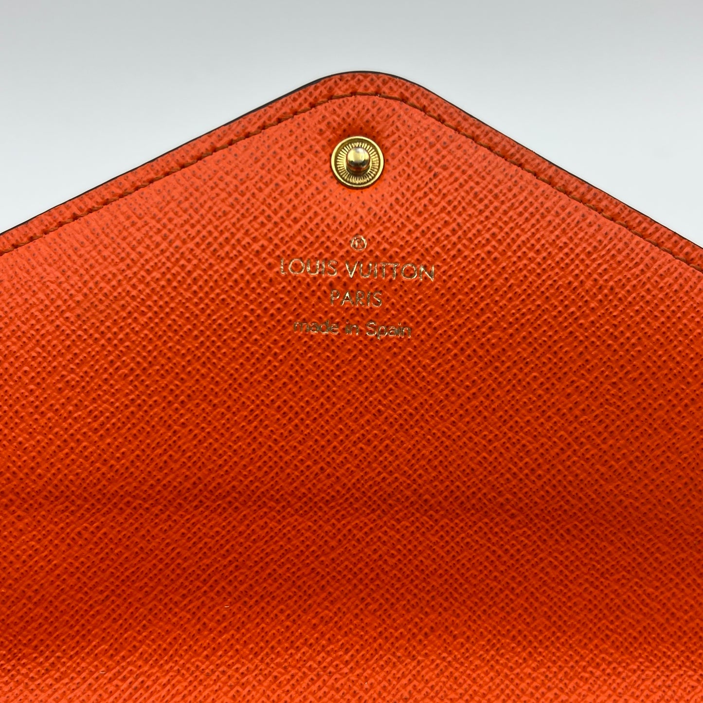 Monogram Josephine Wallet Orange