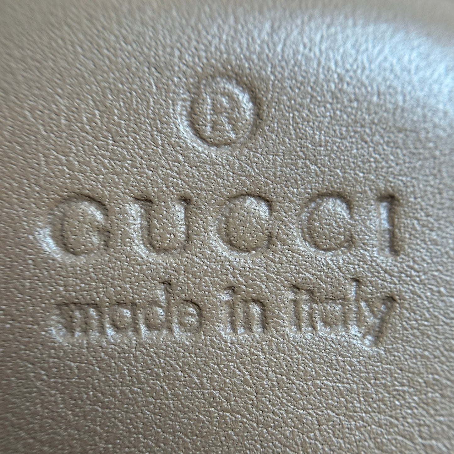 Leather Emily Large Horsebit Accent Shoulder Bag Beige