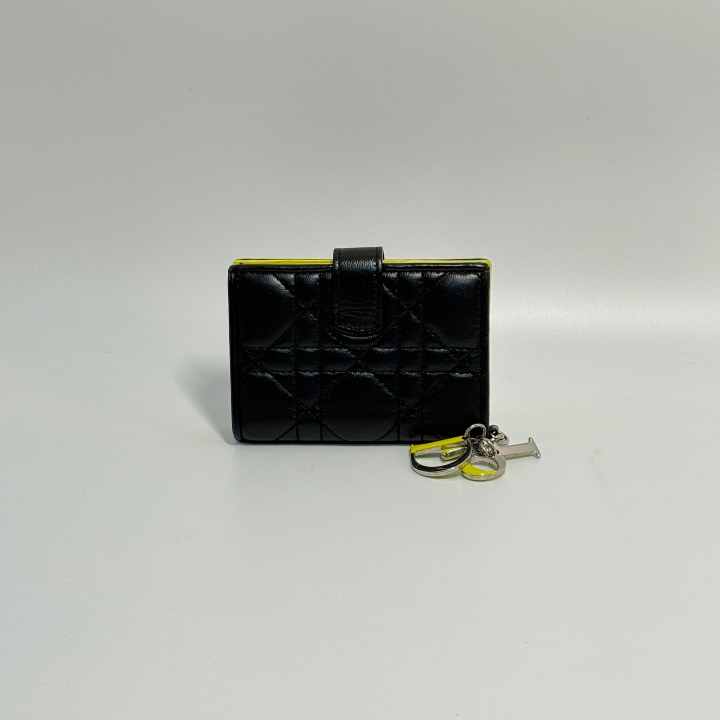 Lady Dior Zip Around Cardholder Cannage Quilt Lambskin Mini