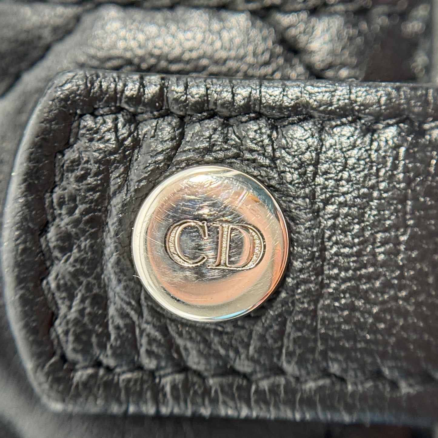 Lady Dior Zip Around Cardholder Cannage Quilt Lambskin Mini