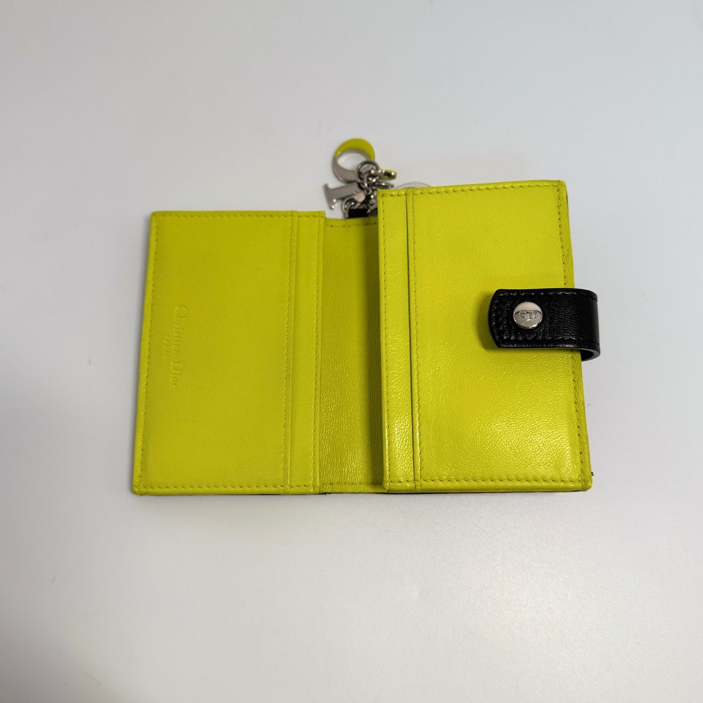 Lady Dior Zip Around Cardholder Cannage Quilt Lambskin Mini