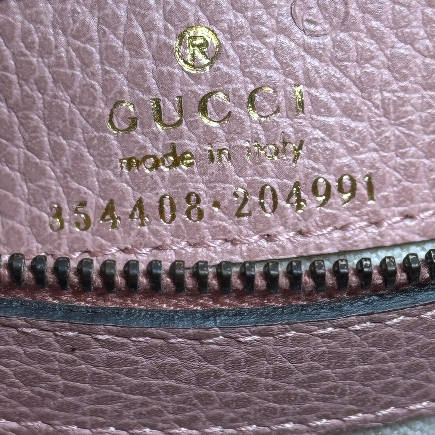 Swing Tote Leather Small Pink