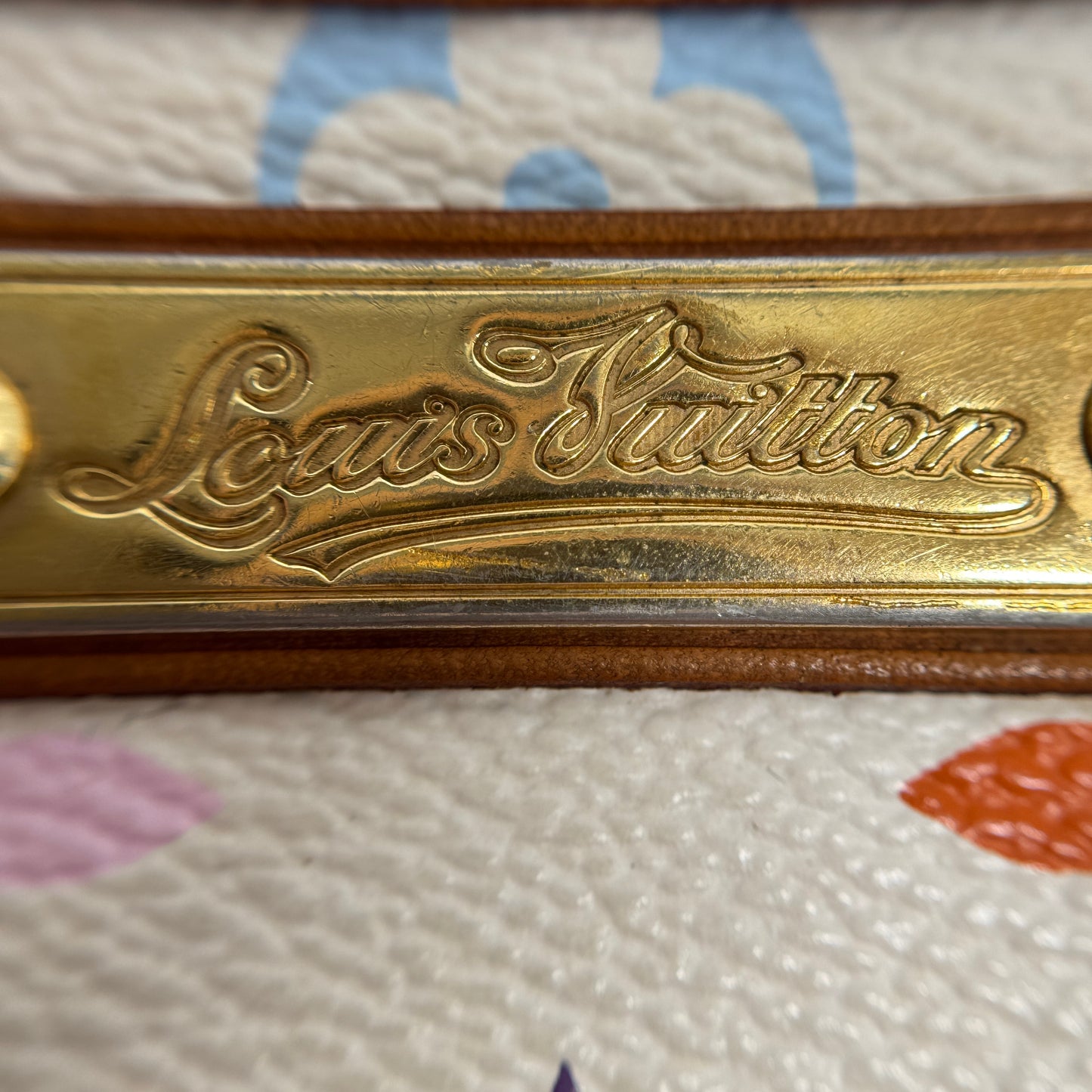 White Multicolore Monogram Pochette Milla MM