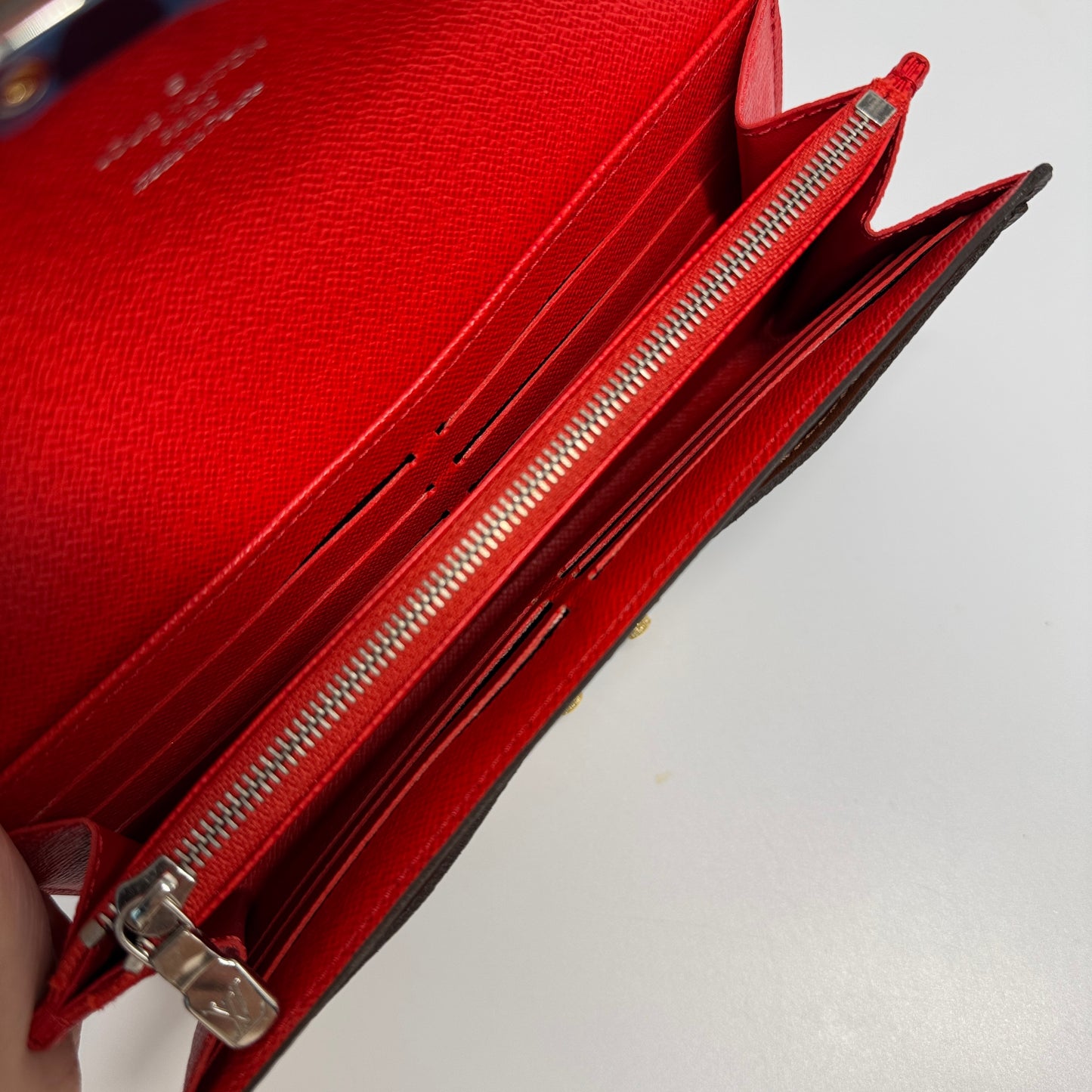 Limited Edition Monogram Canvas Rouge Tribal Mask Sarah Wallet