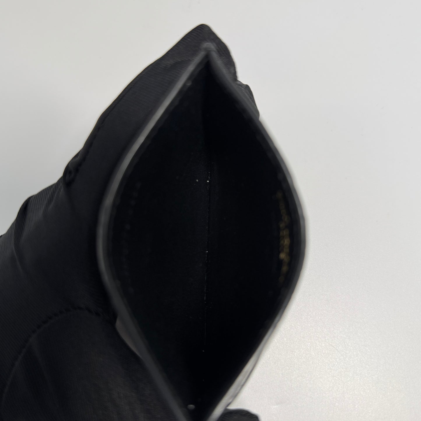 CASSANDRE card case in crocodile-embossed shiny leather