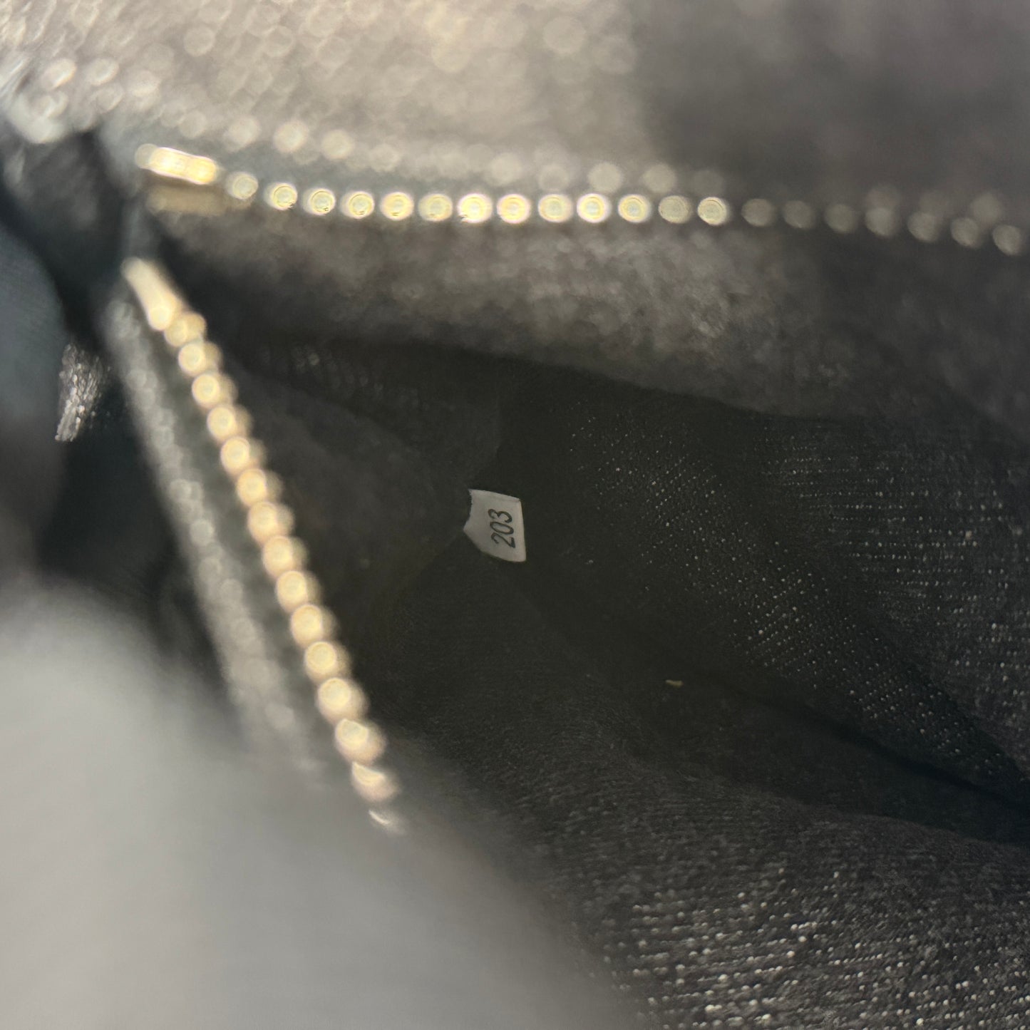 Logo Plate 2WAY Studded Shoulder Bag Grey