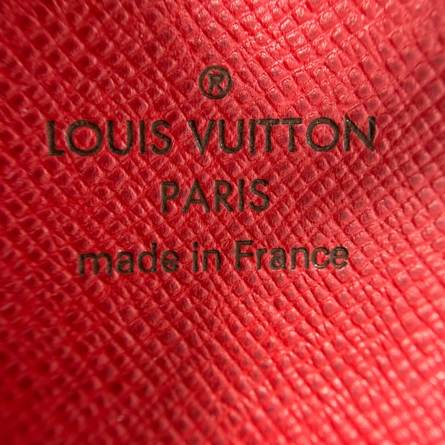 Monogram Josephine Wallet Red