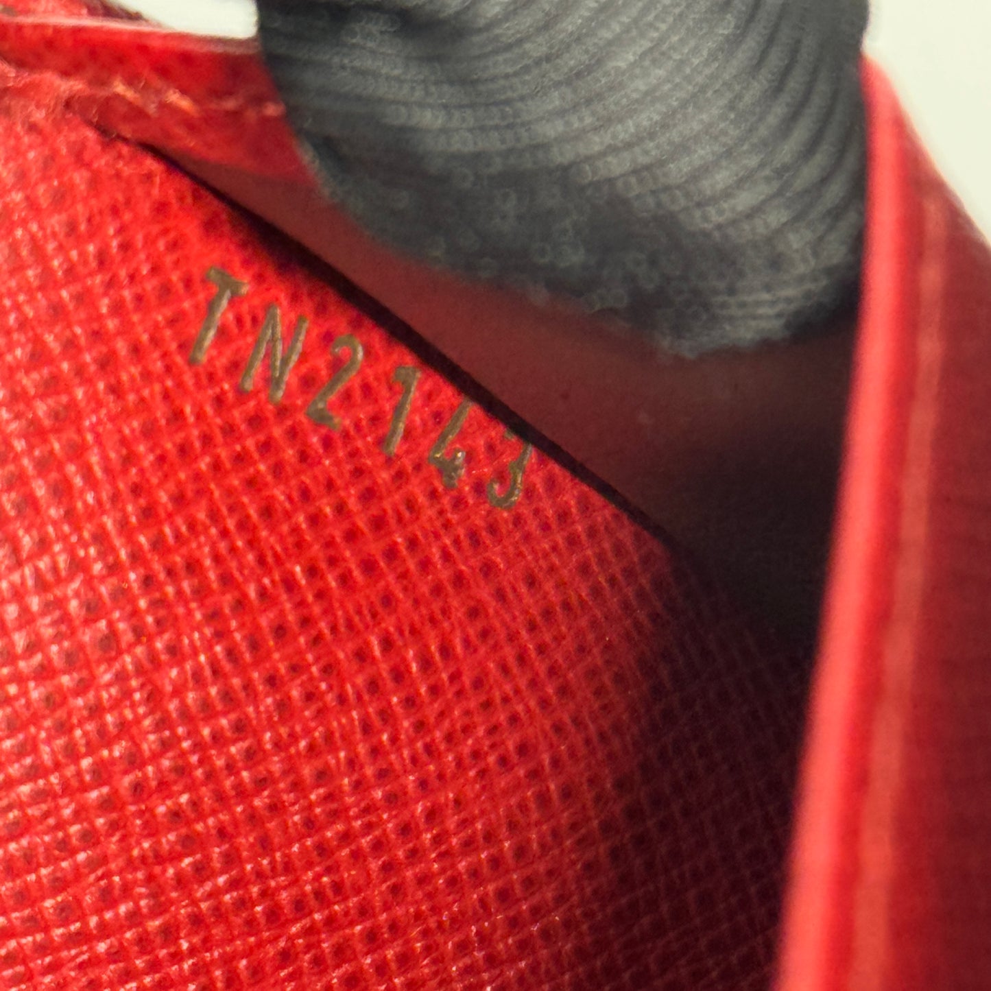 Monogram Josephine Wallet Red