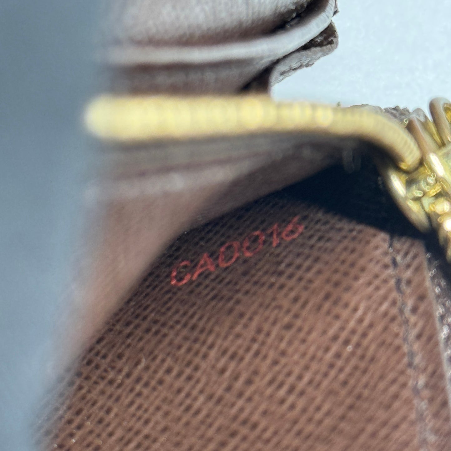 Damier Ebene Canvas Sarah Wallet