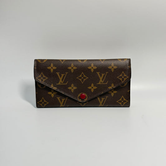 Monogram Josephine Wallet Plum
