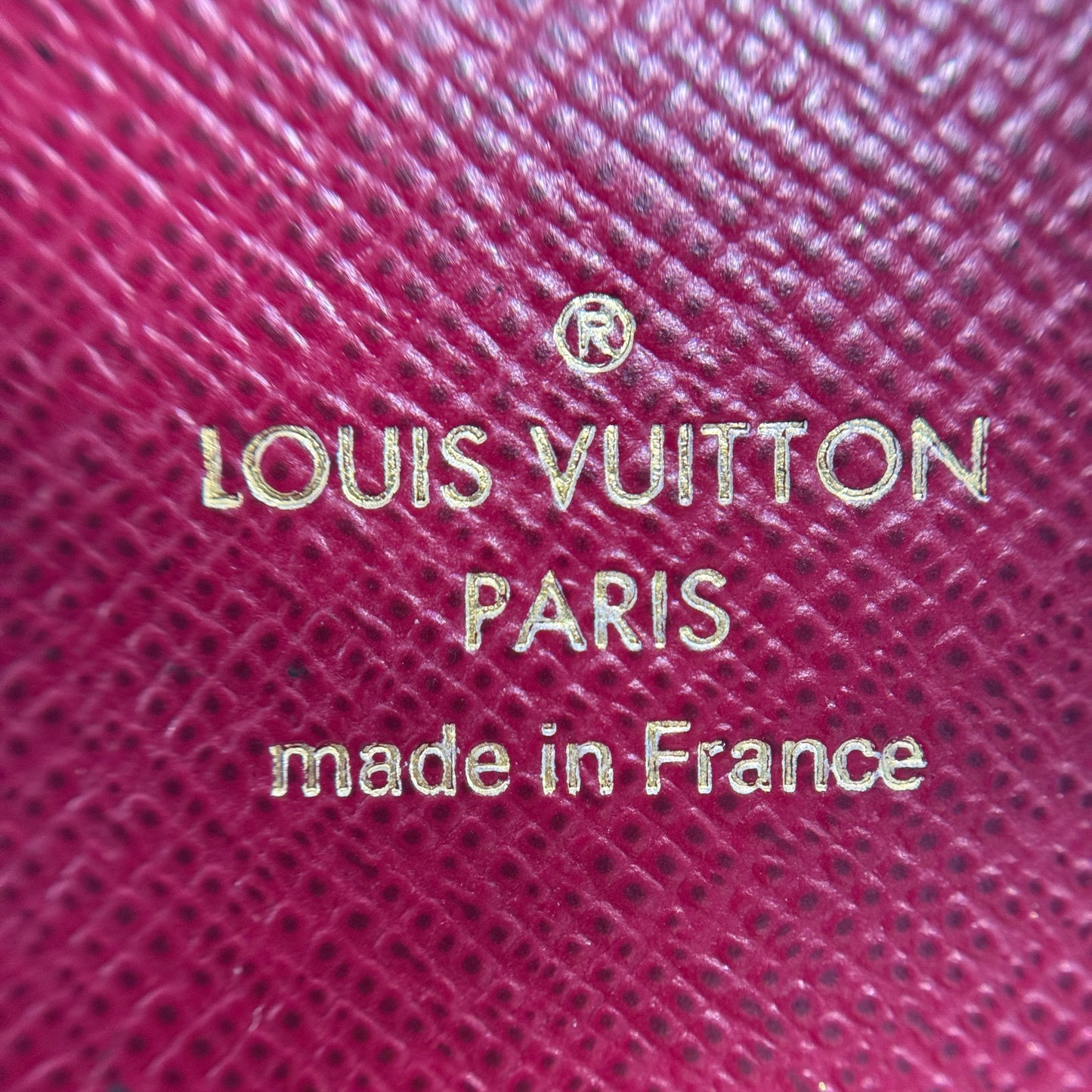 Monogram Josephine Wallet Plum