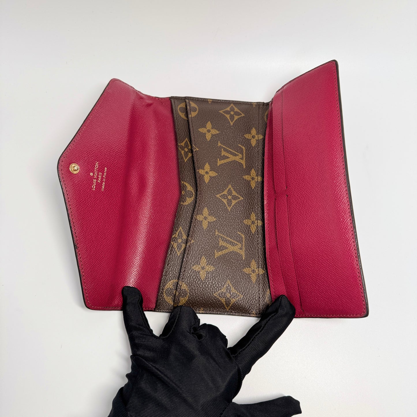 Monogram Josephine Wallet Plum