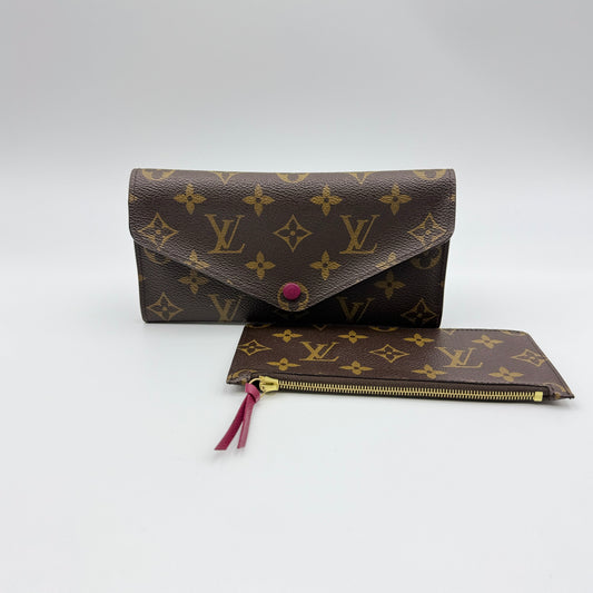 Monogram Josephine Wallet  Burgundy