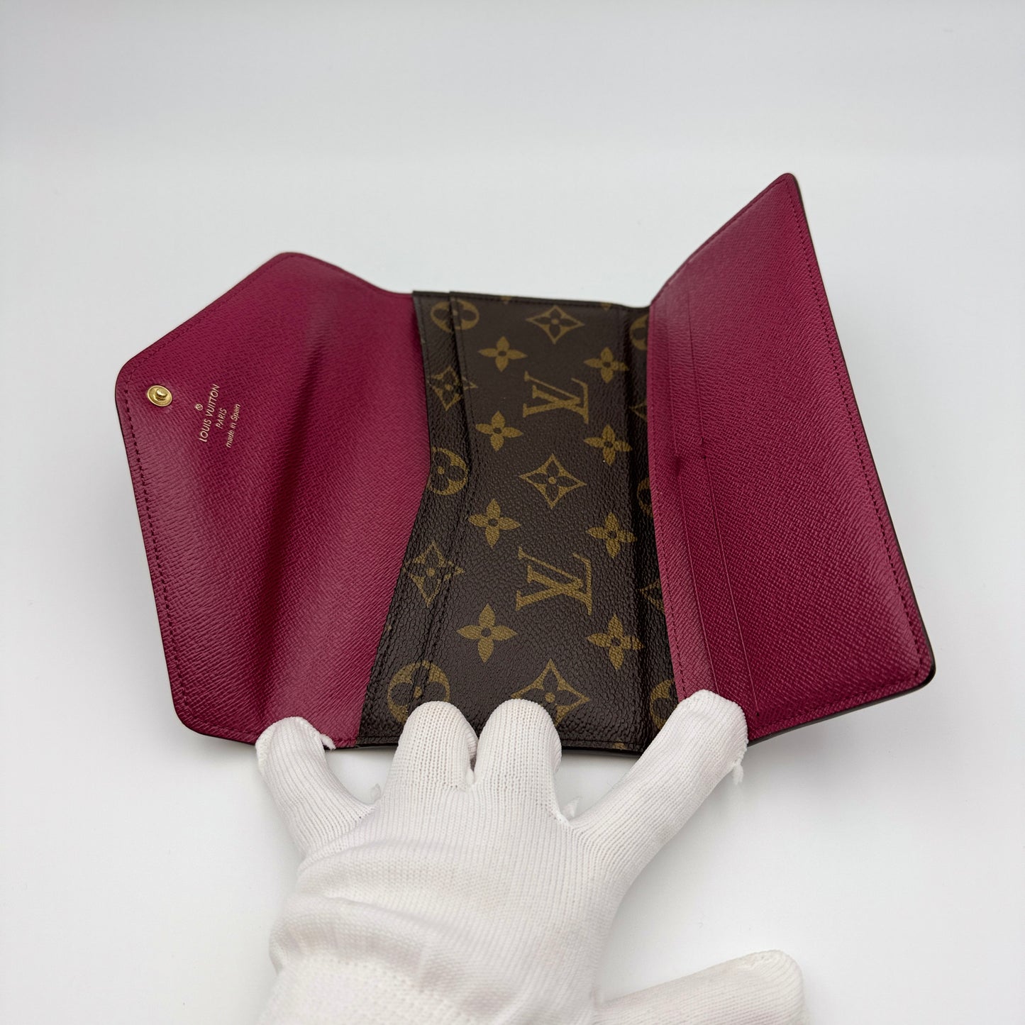 Monogram Josephine Wallet  Burgundy
