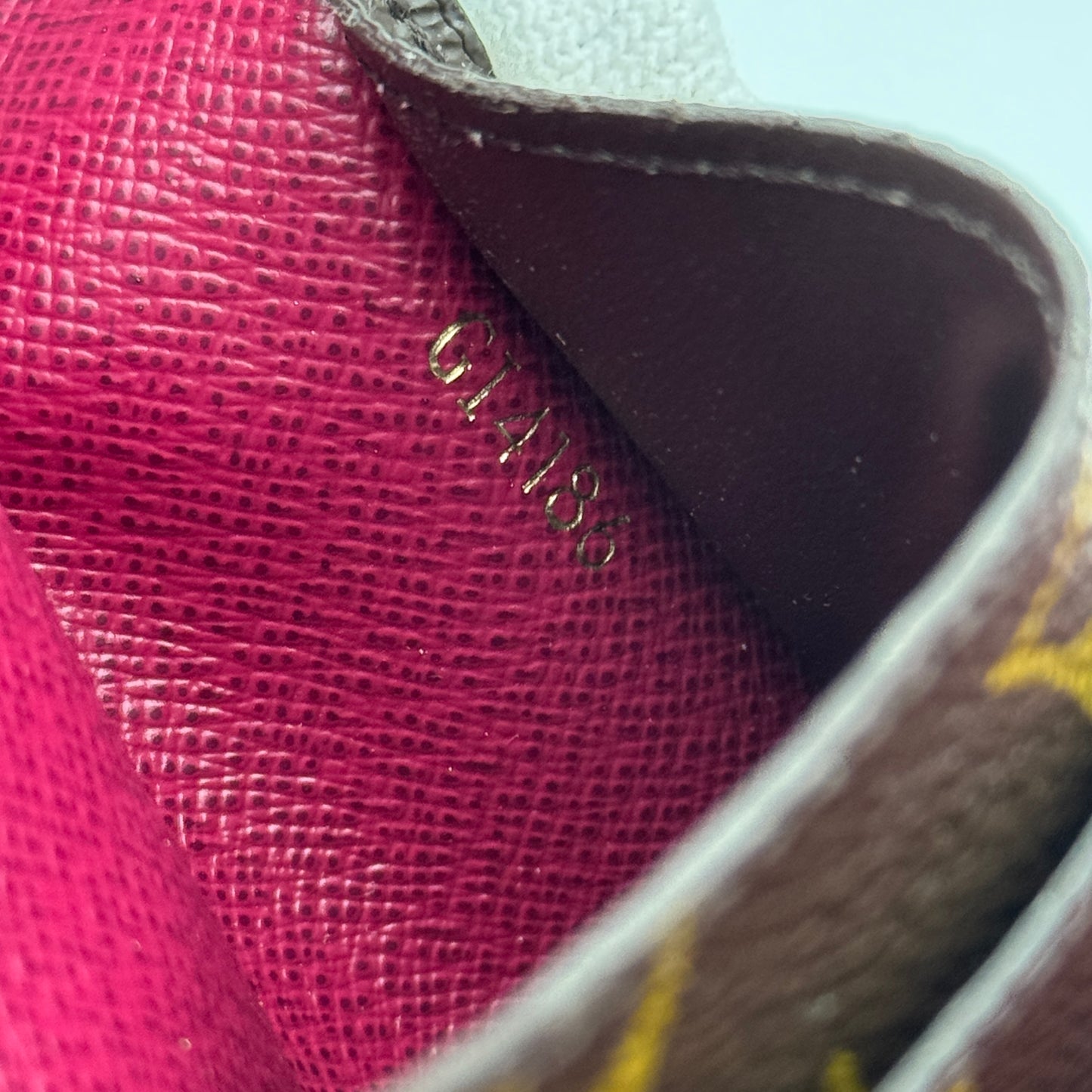 Monogram Josephine Wallet  Burgundy