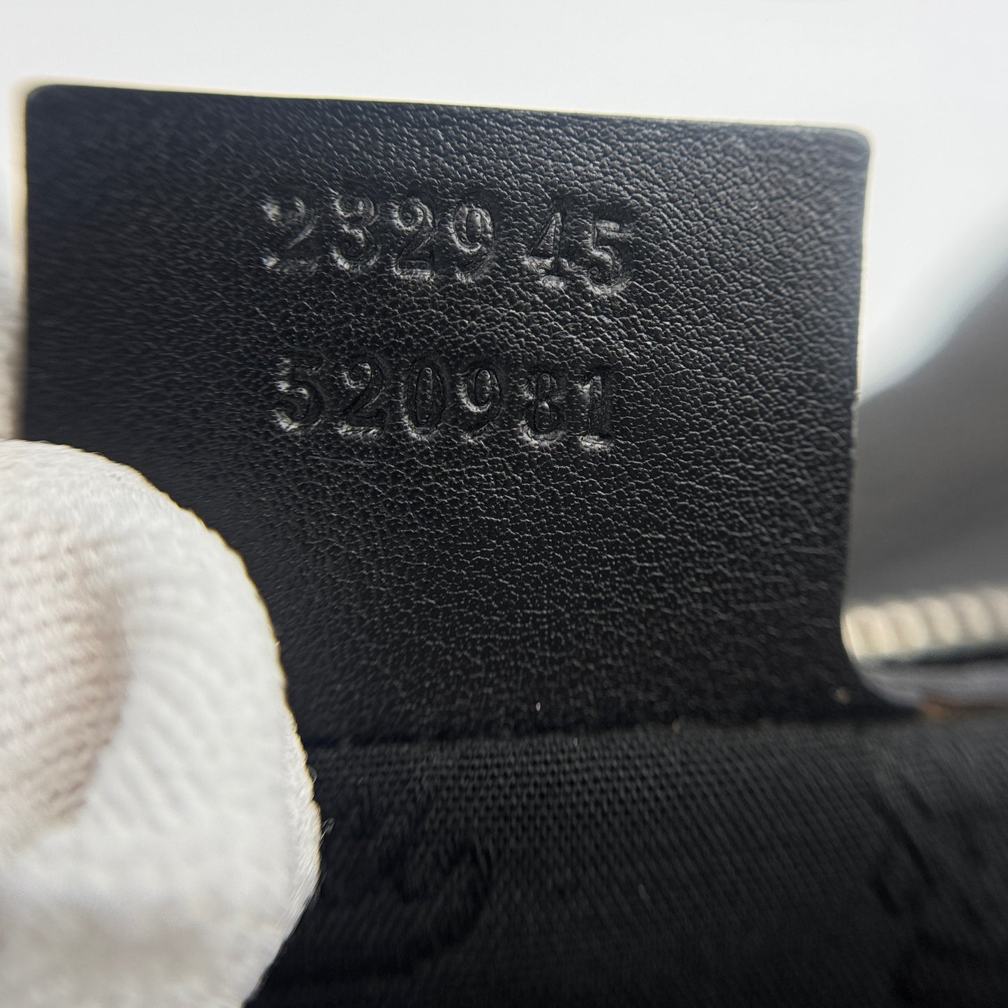 Gucci Black Guccissima Leather Medium GG Twins Hobo