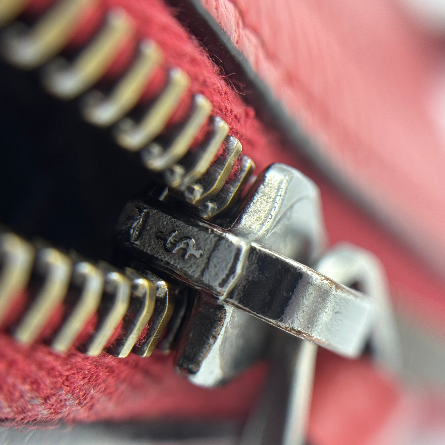 Leather Dome Small Red Handbag