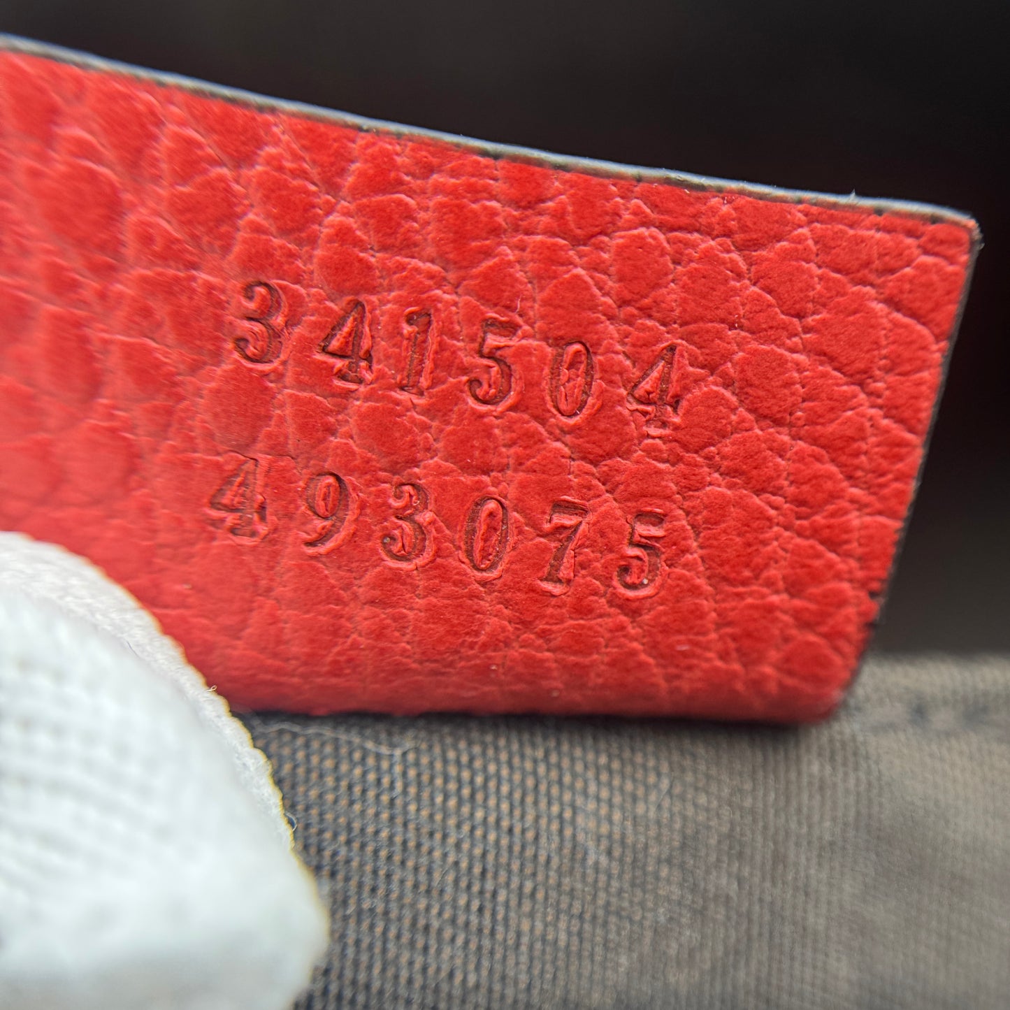 Leather Dome Small Red Handbag