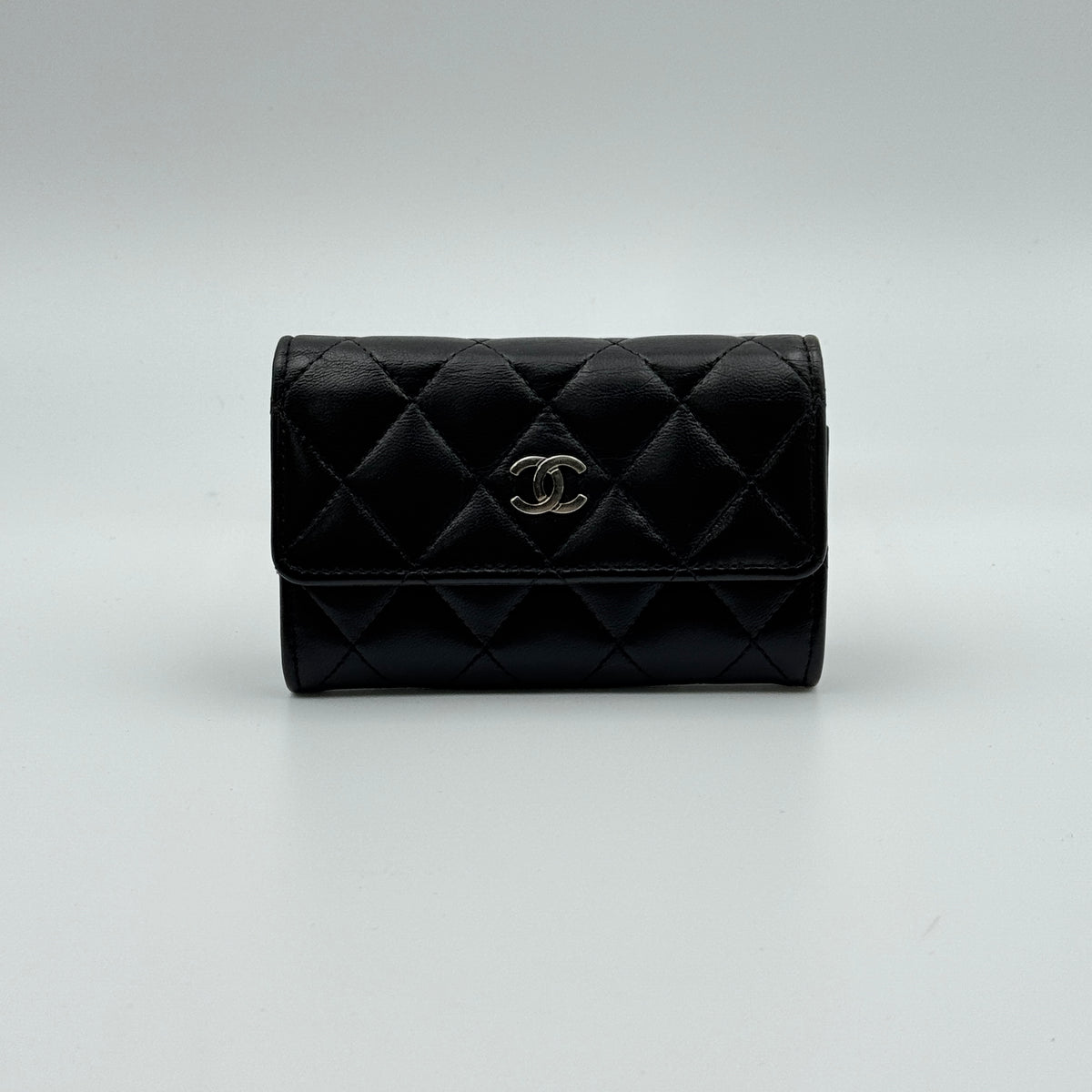 Chanel Black Quilted Classic Lambskin Card Holder — view 1 of 9 Black Quilted Classic Lambskin Card Holder, view 1 of 9