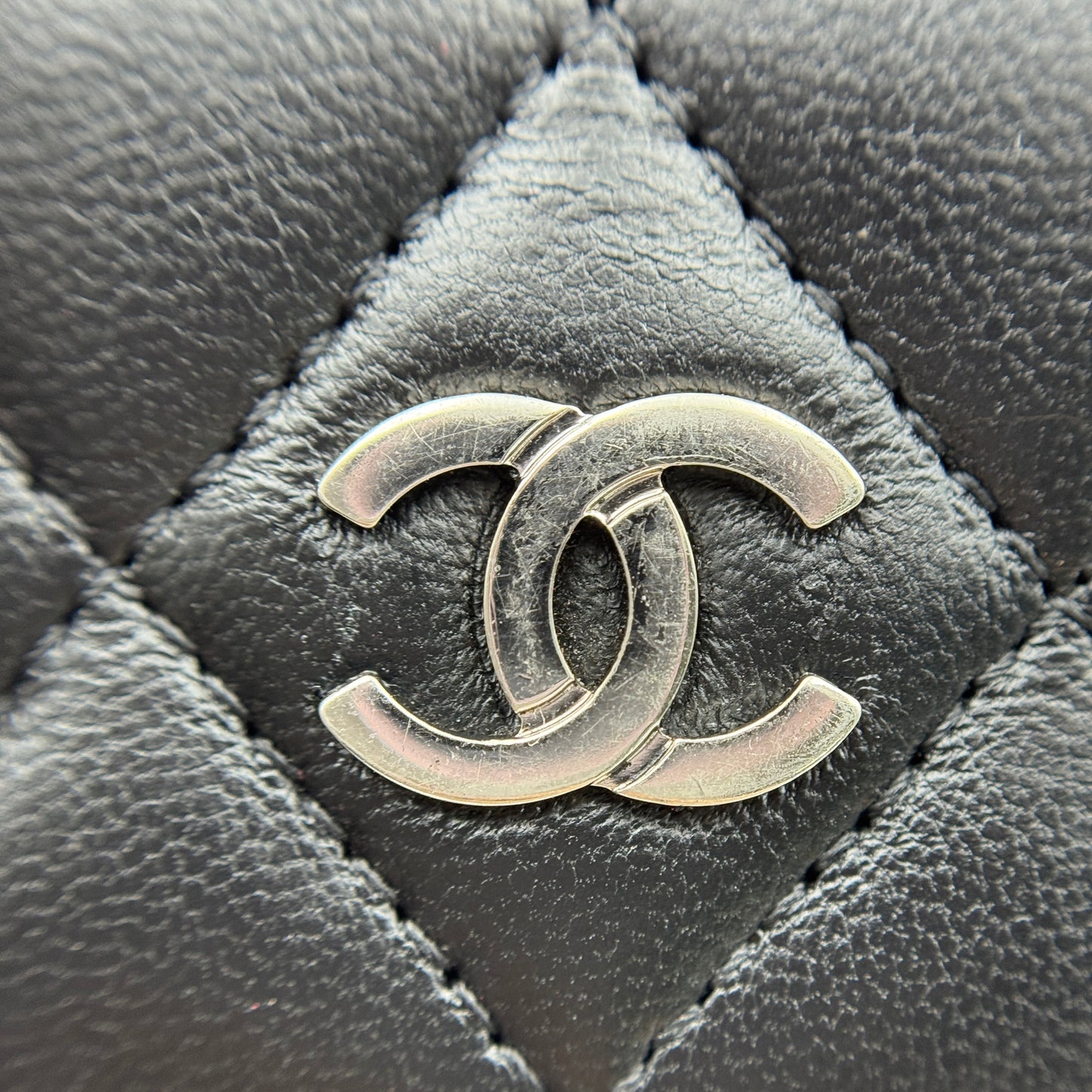 Chanel Black Quilted Classic Lambskin Card Holder