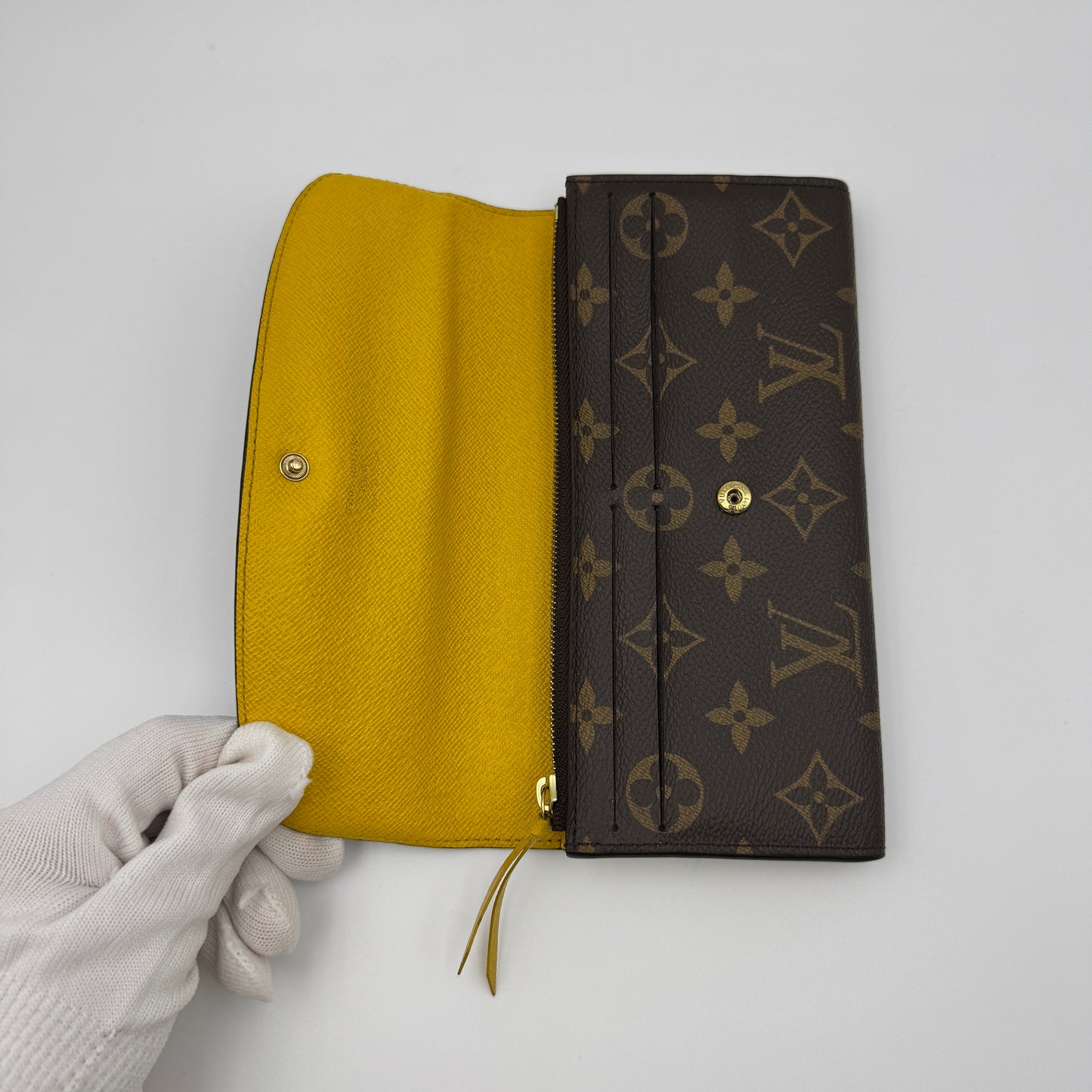 Emilie Wallet Monogram Yellow