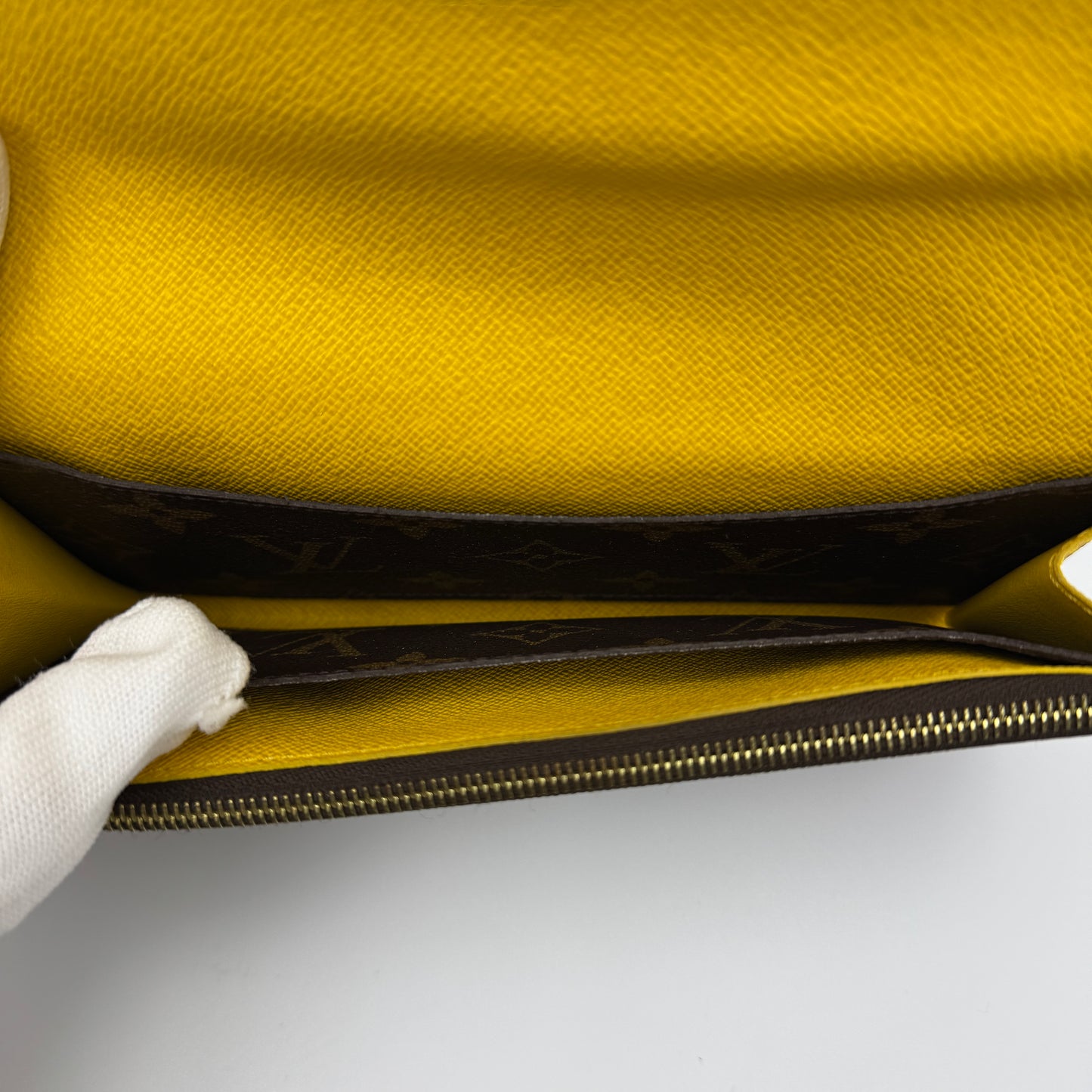 Emilie Wallet Monogram Yellow