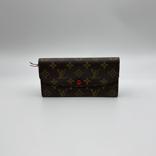 Emilie Wallet Monogram Red