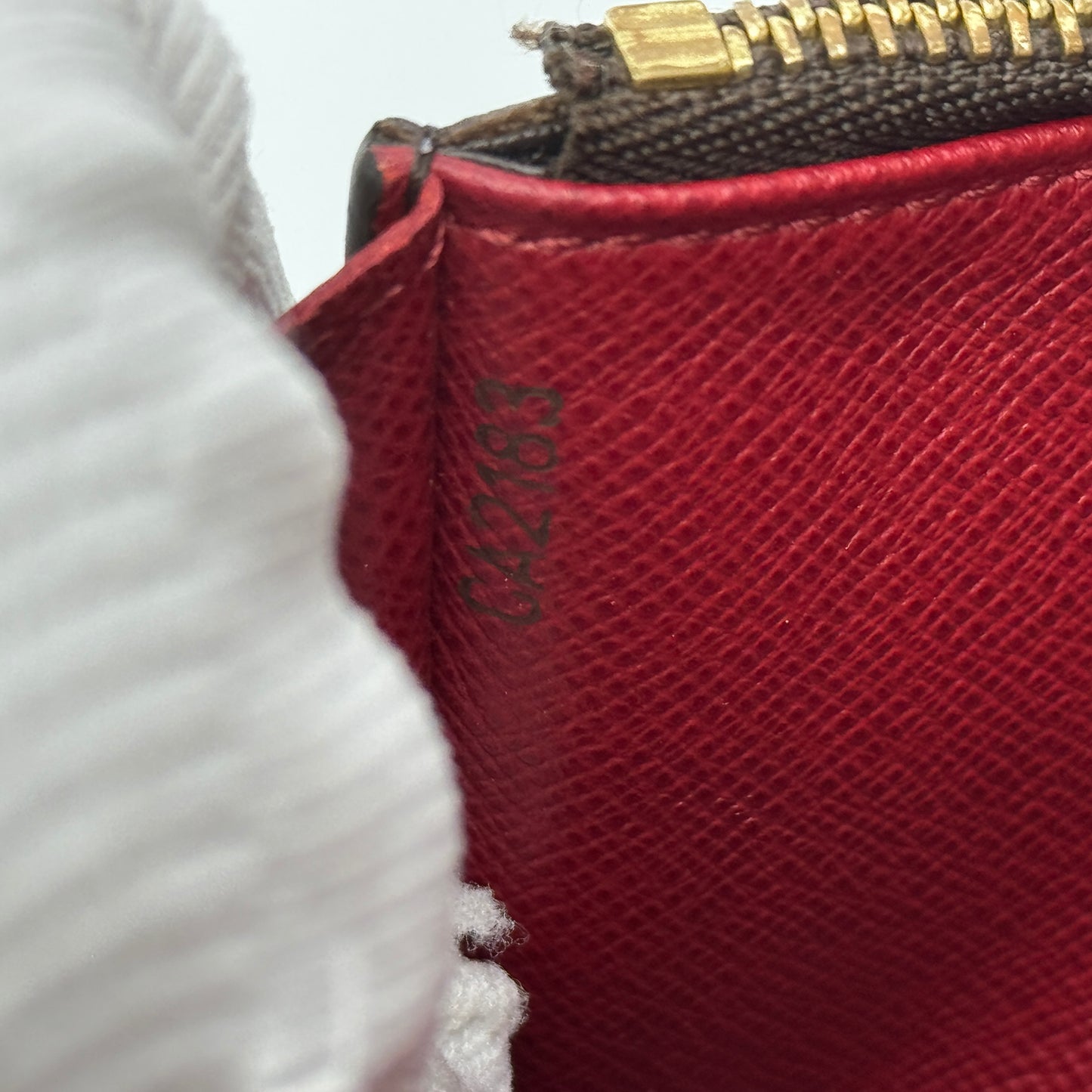 Emilie Wallet Monogram Red