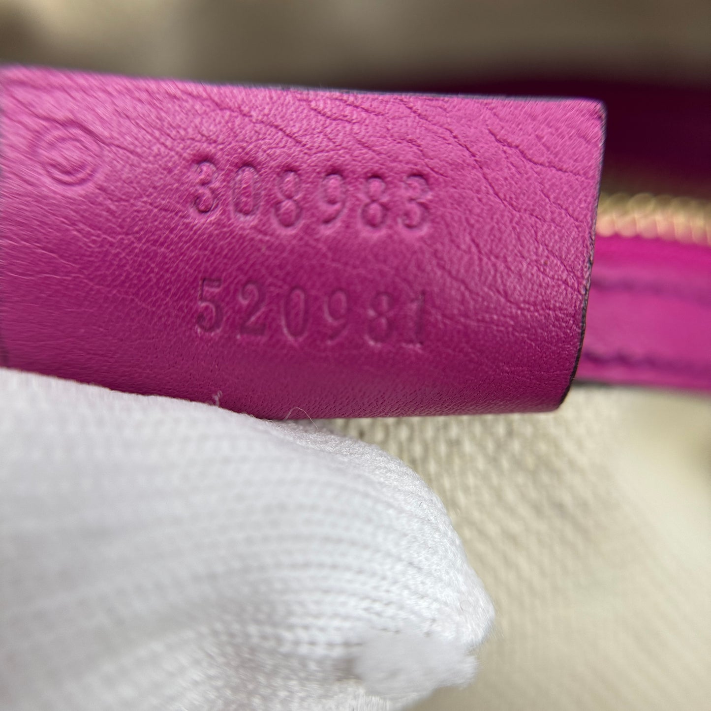 Soho Double Chain patent leather handbag