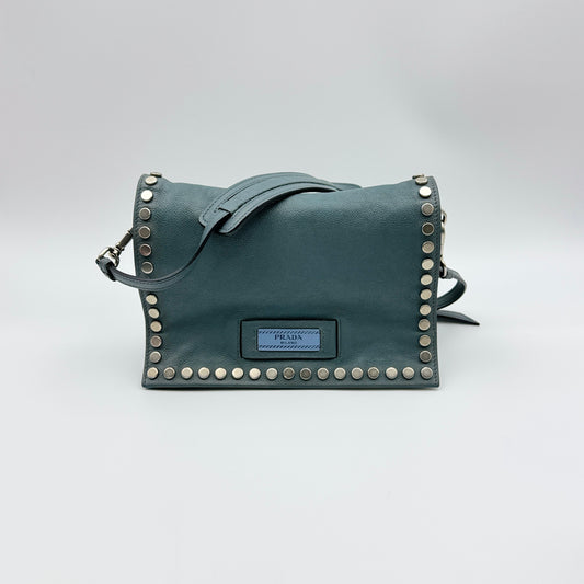 Glace Calf Leather Etiquette Messenger